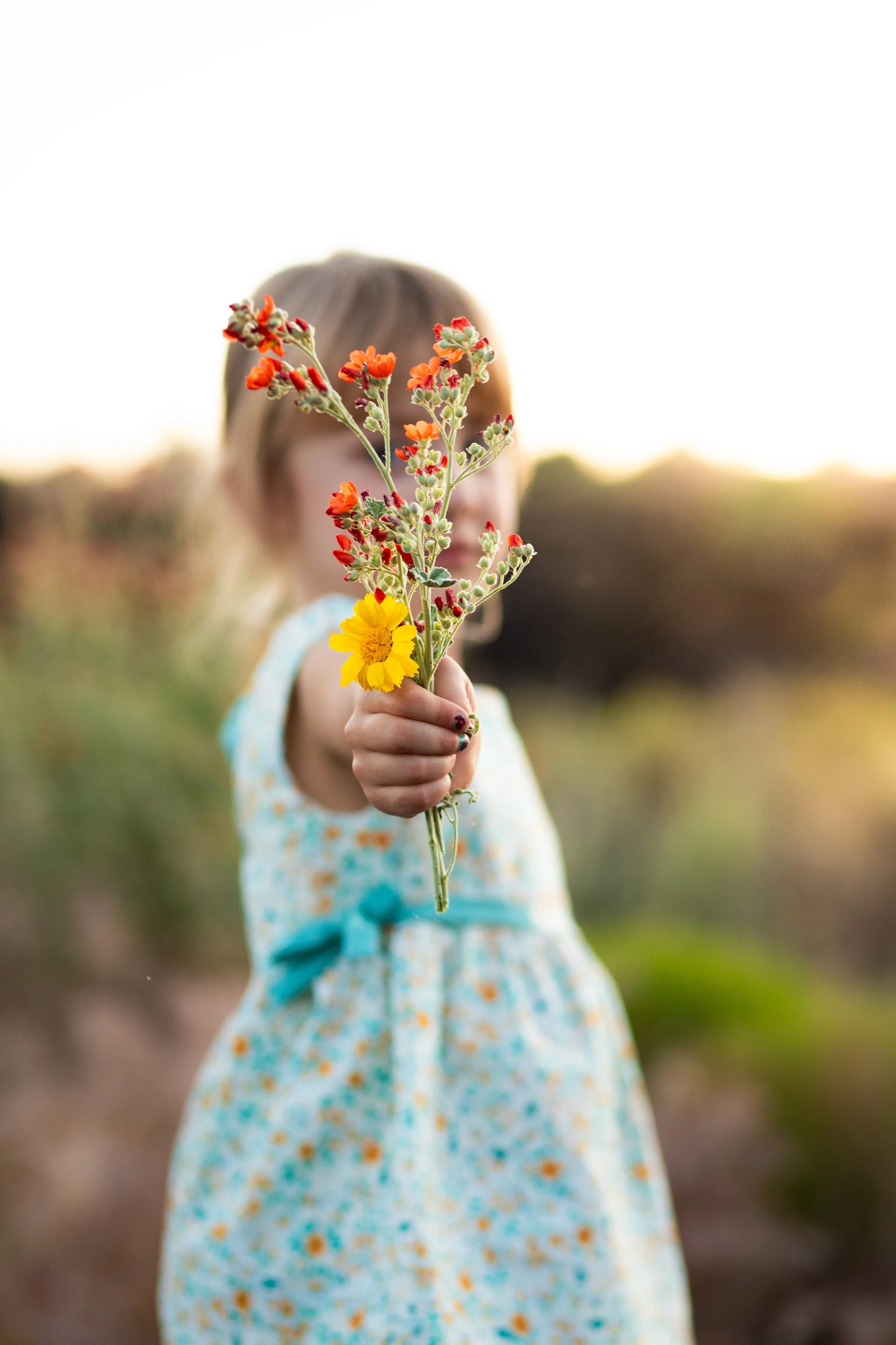 Whimsical children’s photography in Southern Utah, Magical childhood photos in the desert