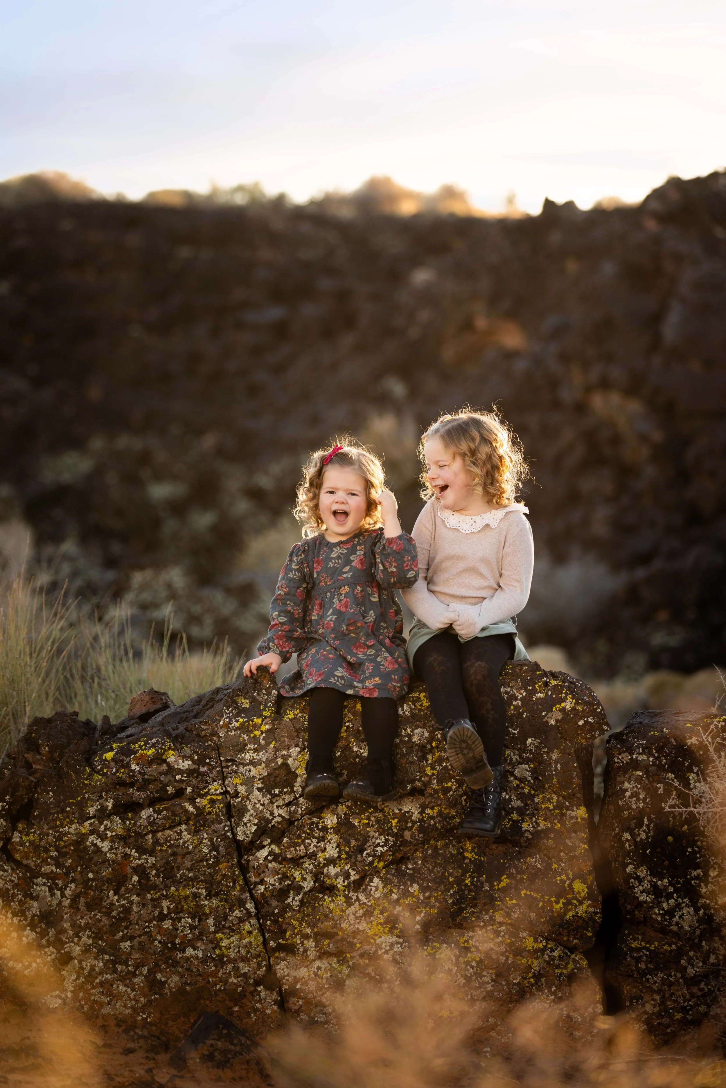 Utah family photographer - lava rock 