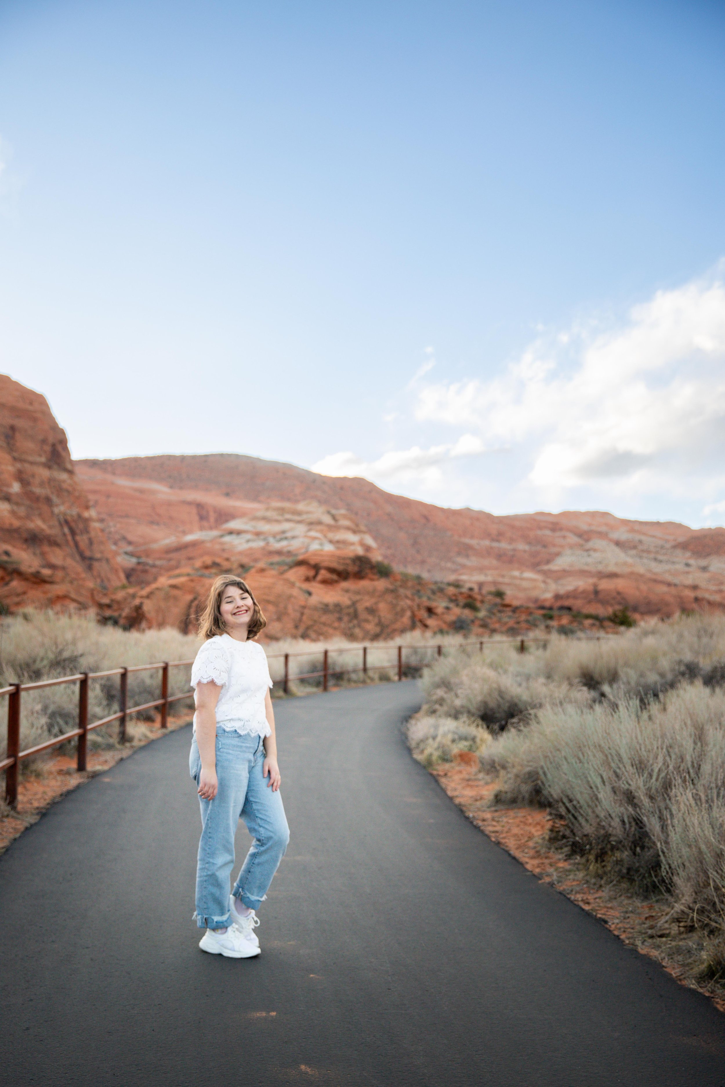 Portraits in Snow Canyon