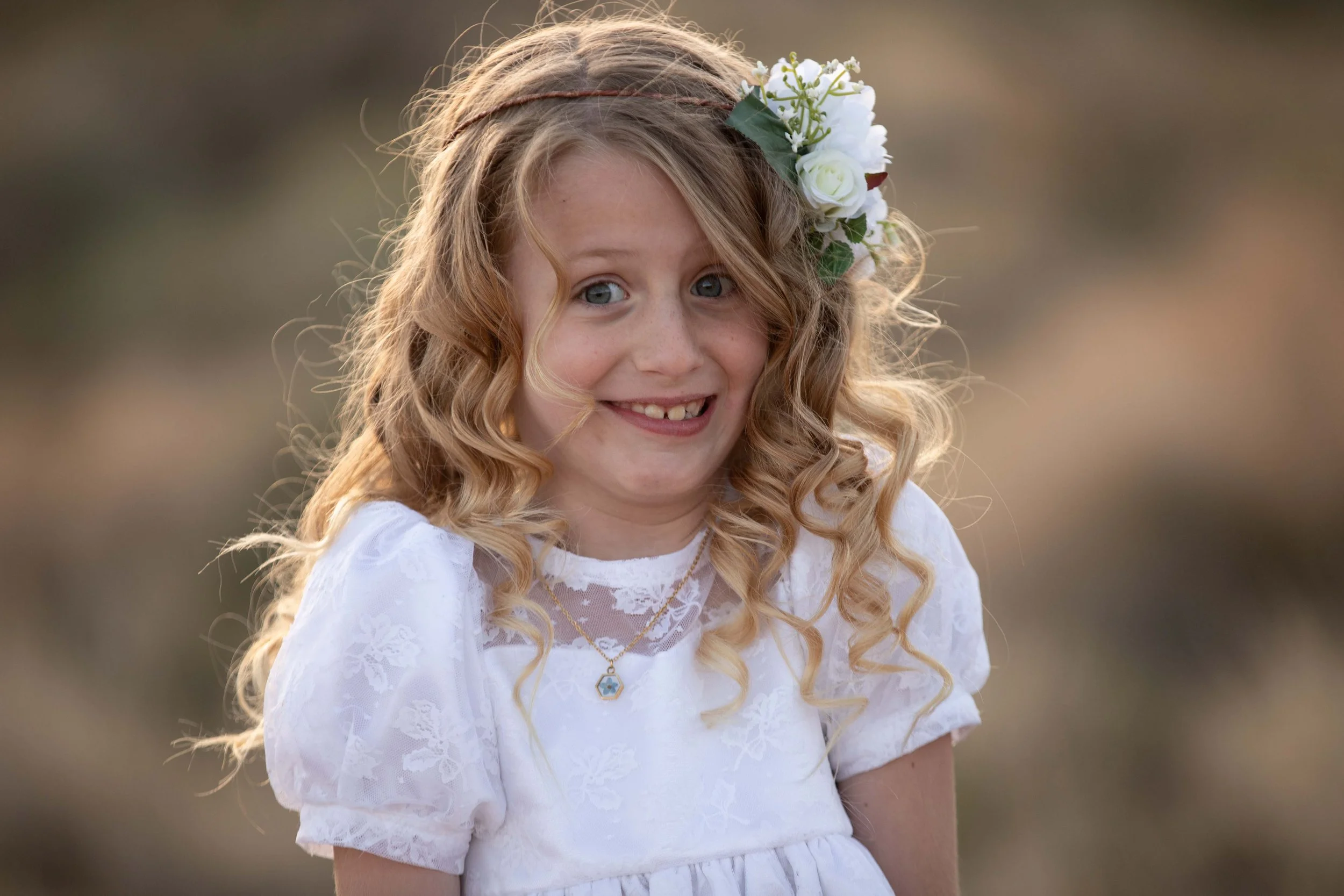 Baptism portraits in St. George Utah