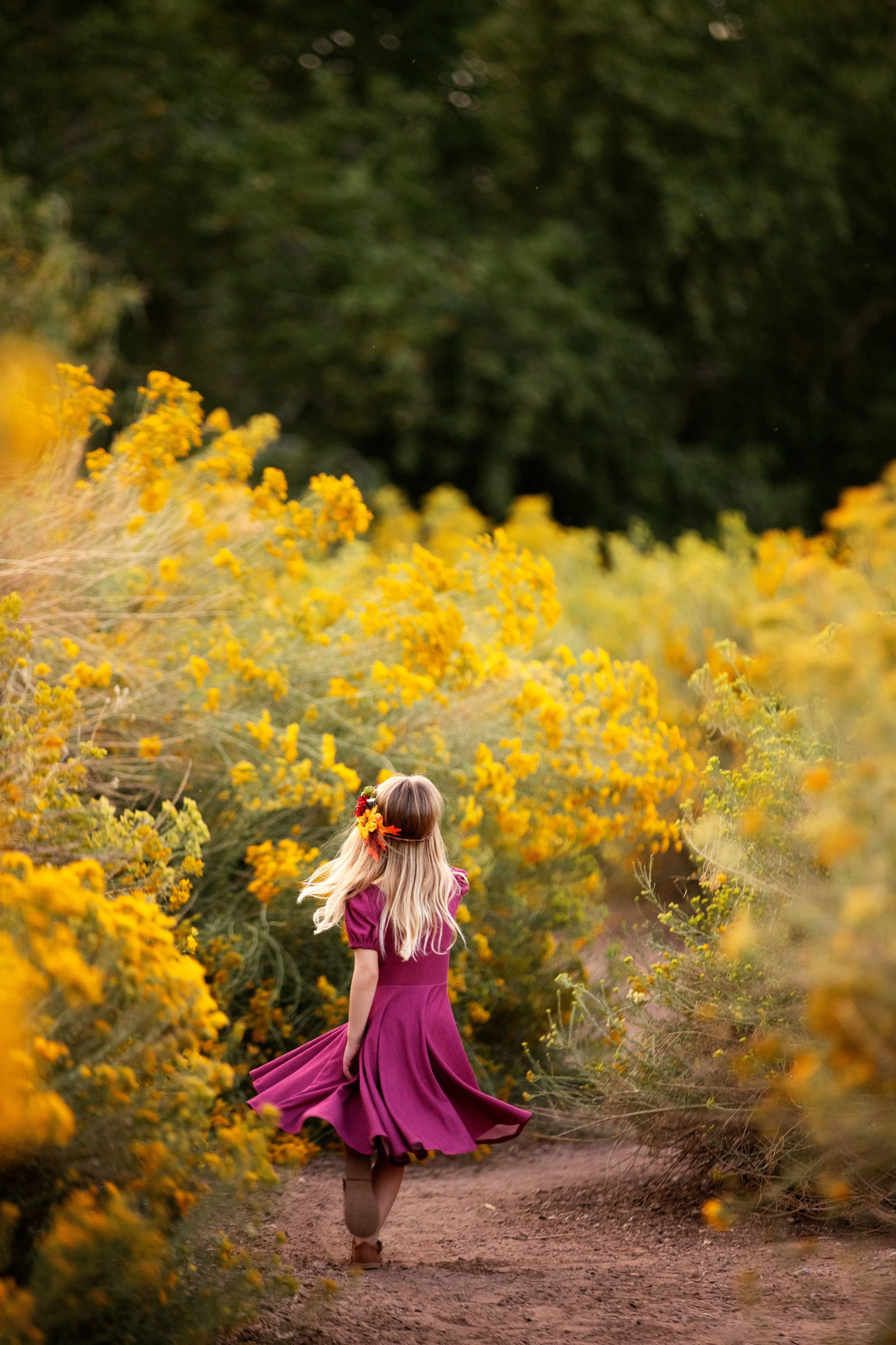 Whimsical children’s photography in Southern Utah, Magical childhood photos in the desert