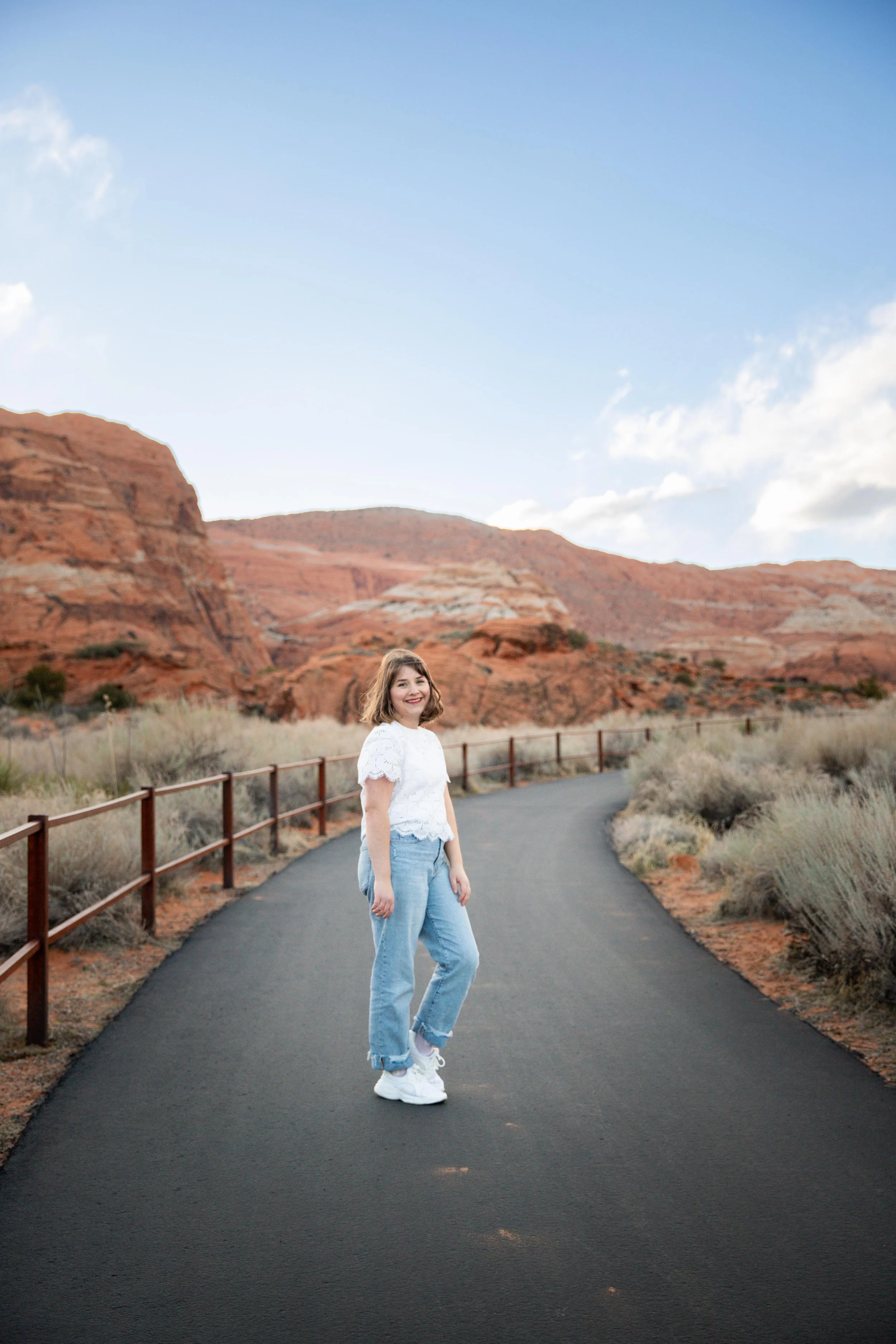 Portraits in Snow Canyon