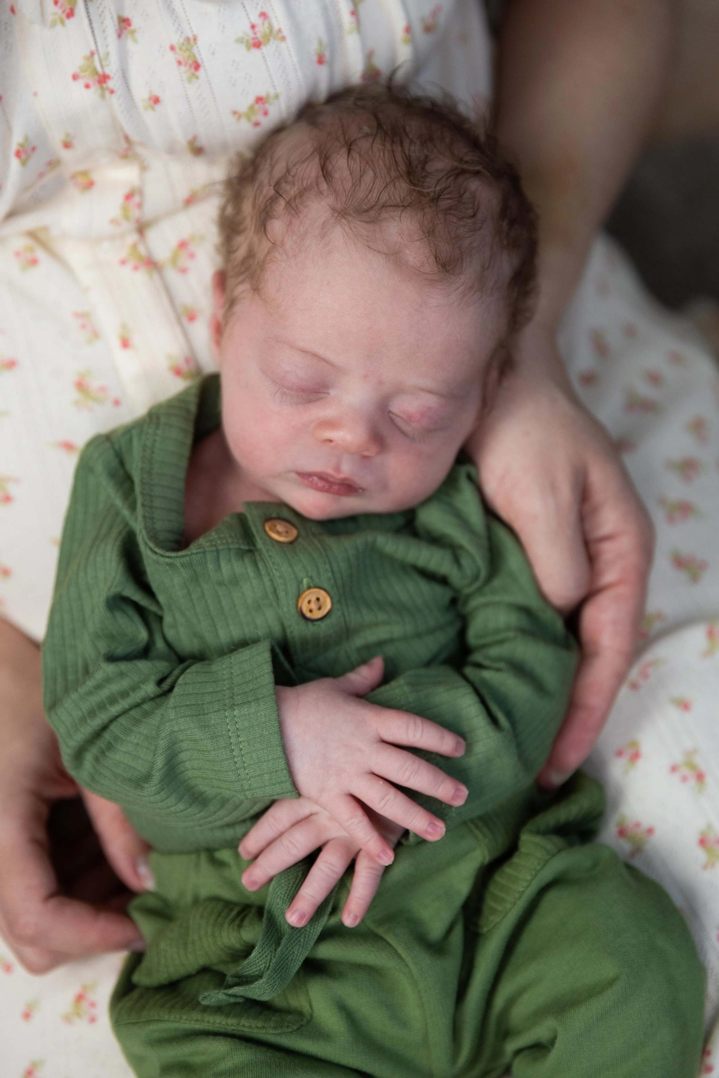 Newborn baby boy photo session