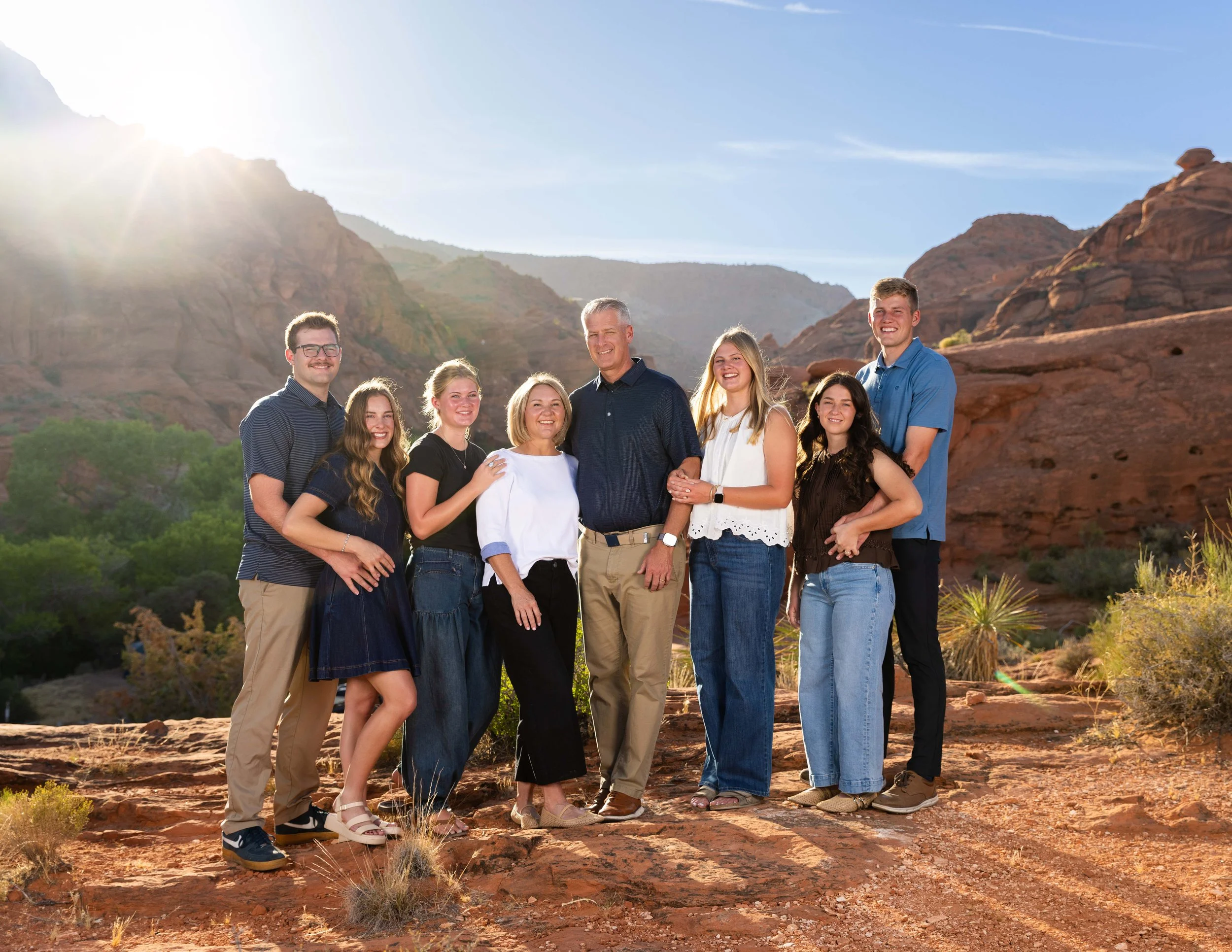 Epic extended family photos in Southern Utah