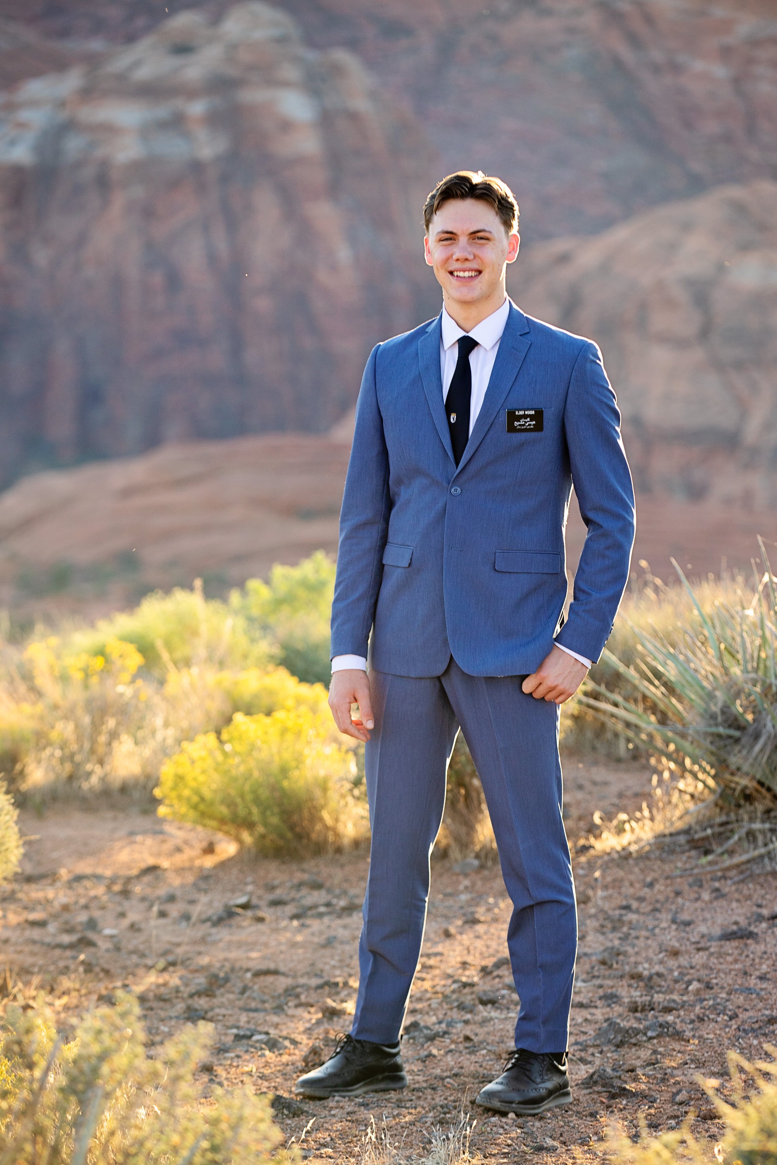 Latter Day Saint Missionary portrait Saint George Utah