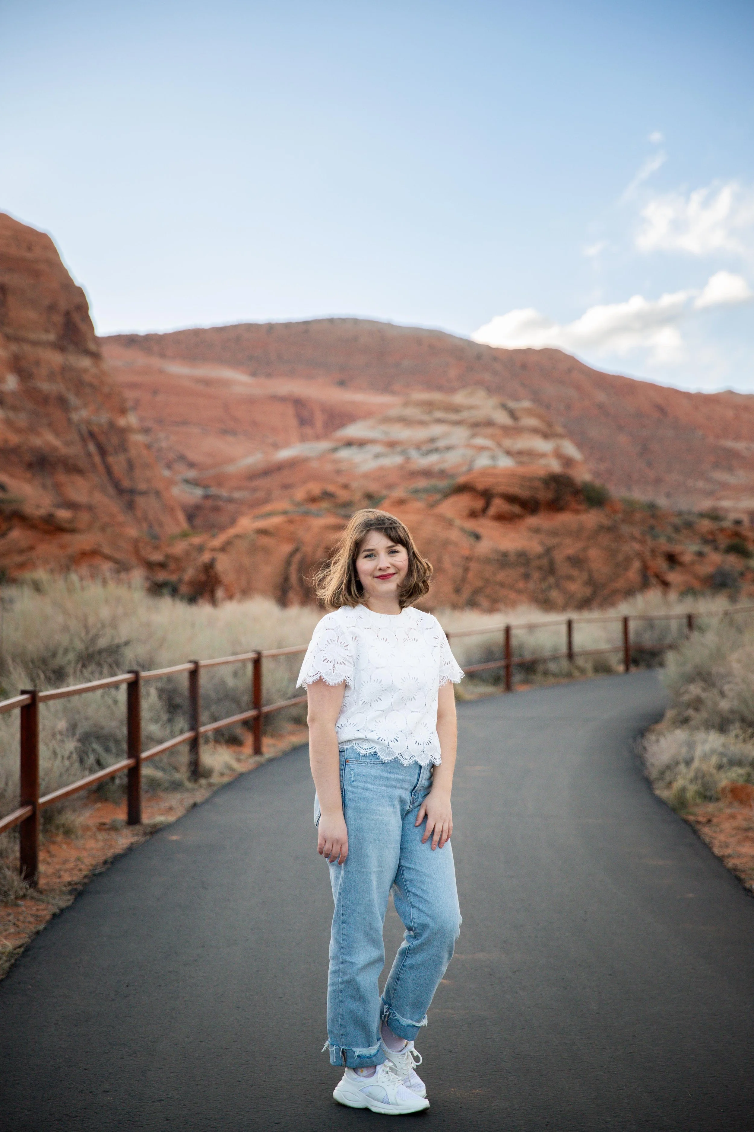 Portraits in Snow Canyon