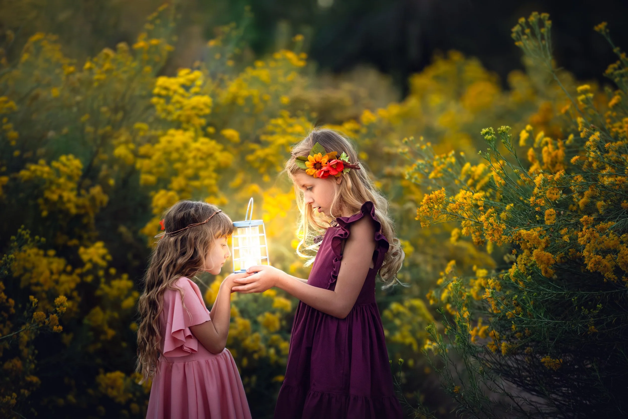 Whimsical children’s photography in Southern Utah, Magical childhood photos in the desert