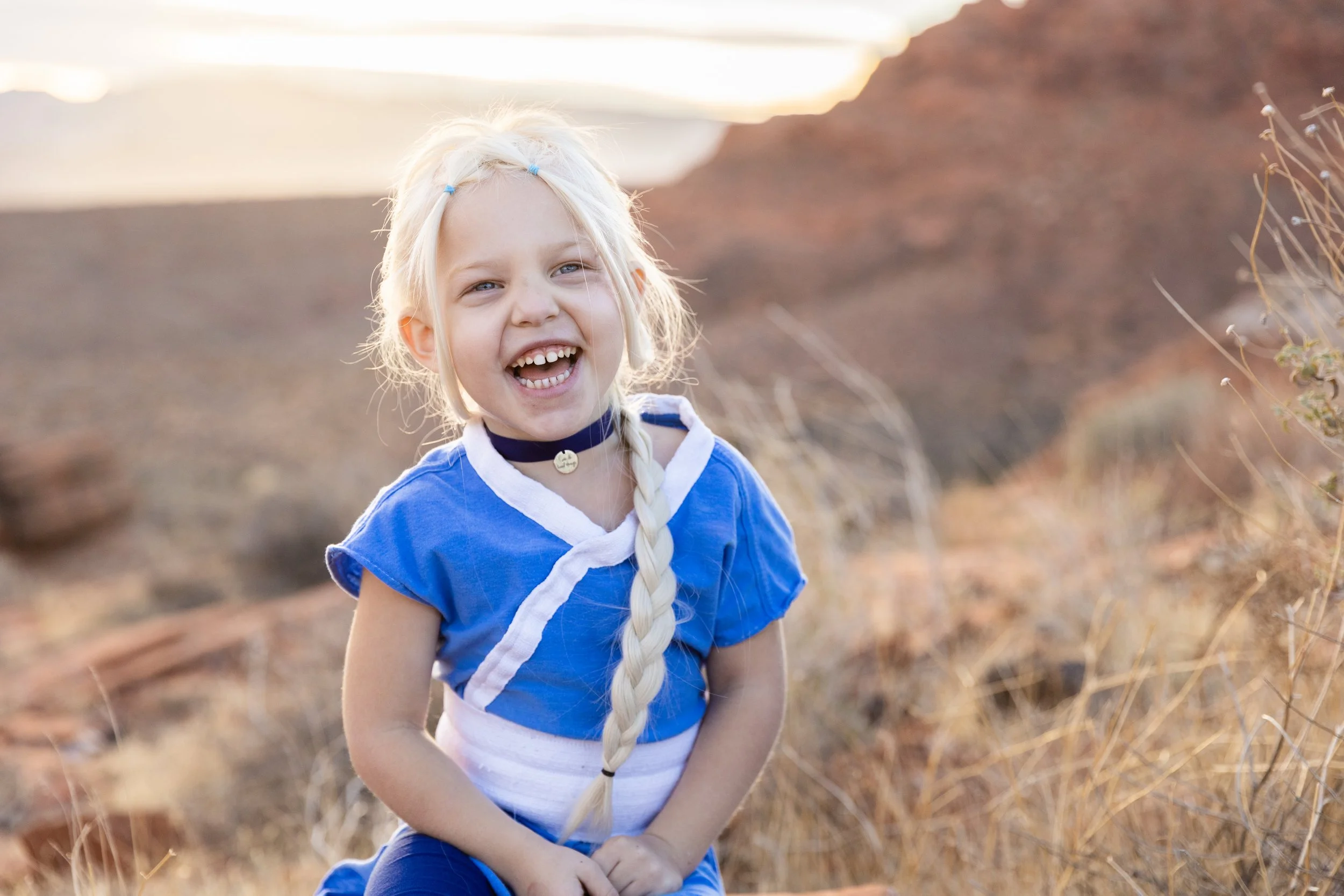 Dreamy children’s photography in Southern Utah, Magical childhood photos in the desert
