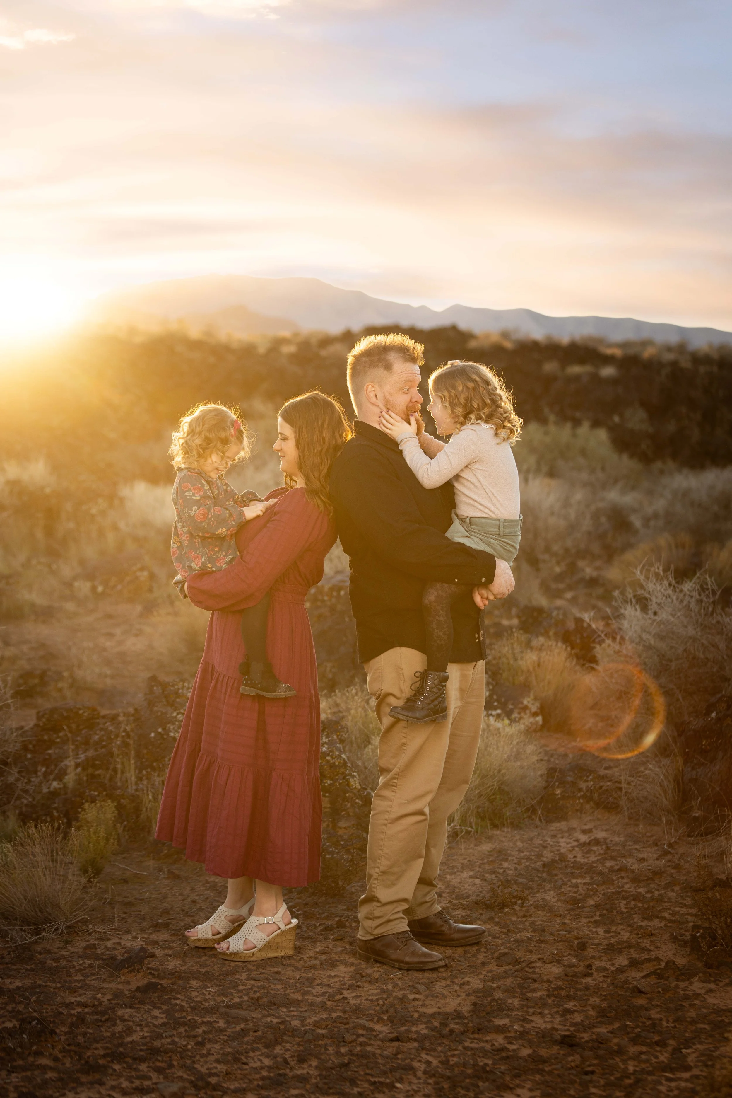 Golden hour light