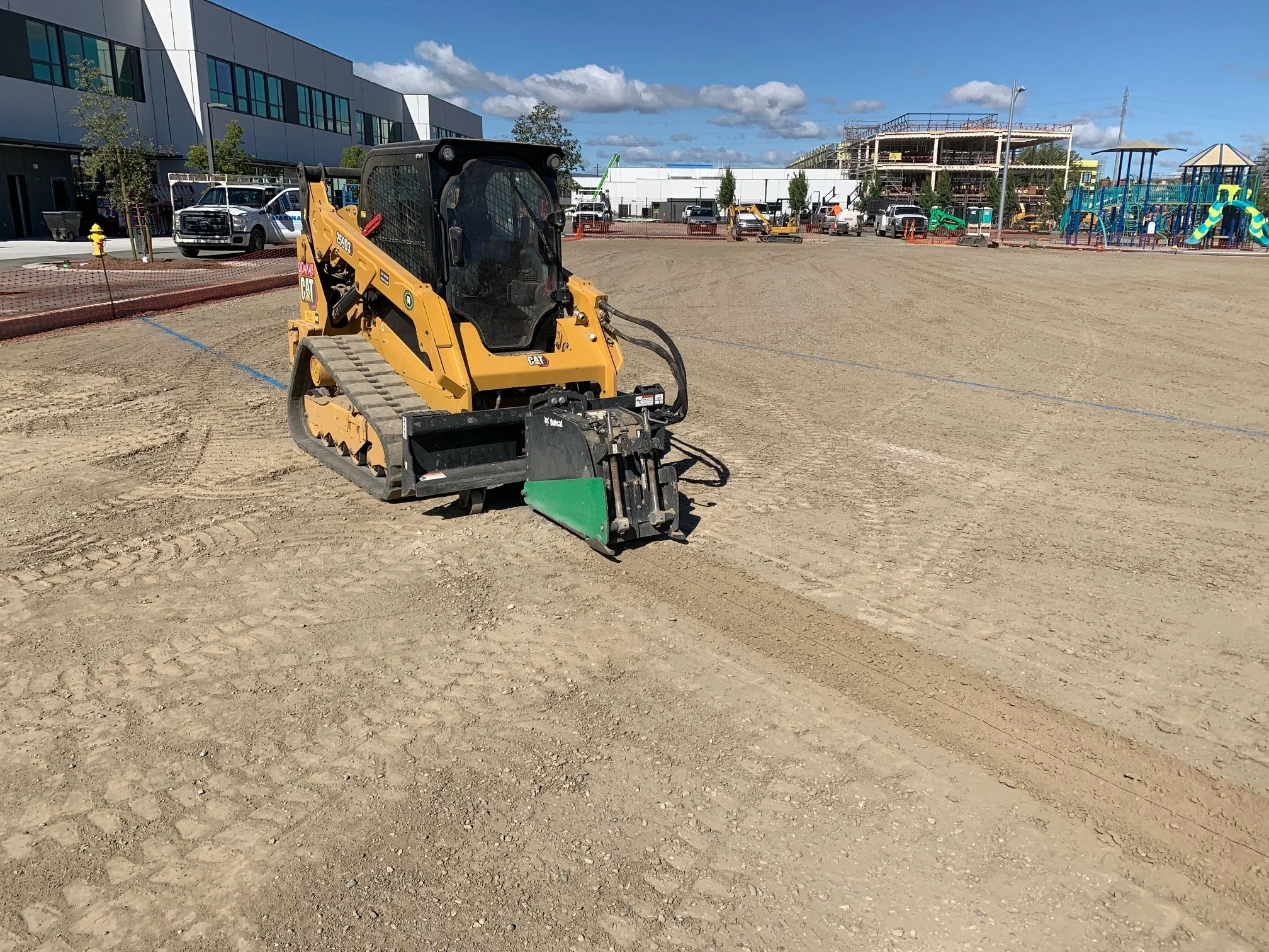 Underground utilities installation