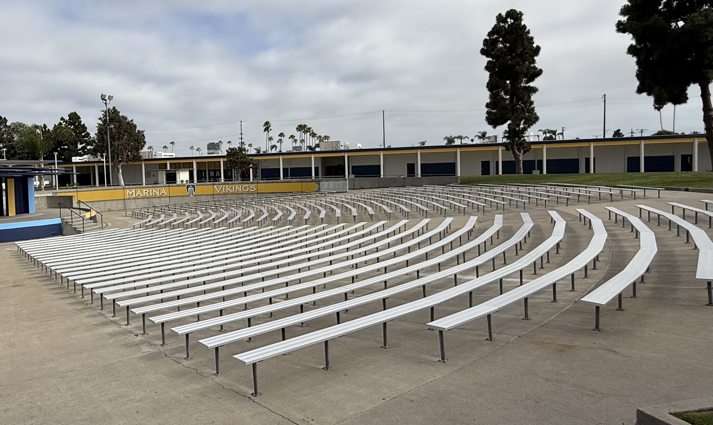 Amphitheater seating - after upgrade