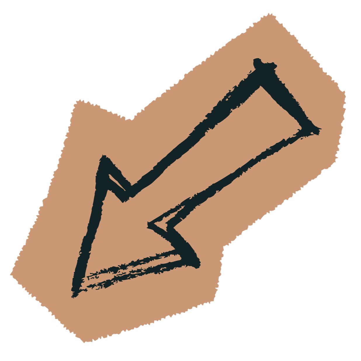 Illustration of a hand holding a paper with a rising arrow chart.