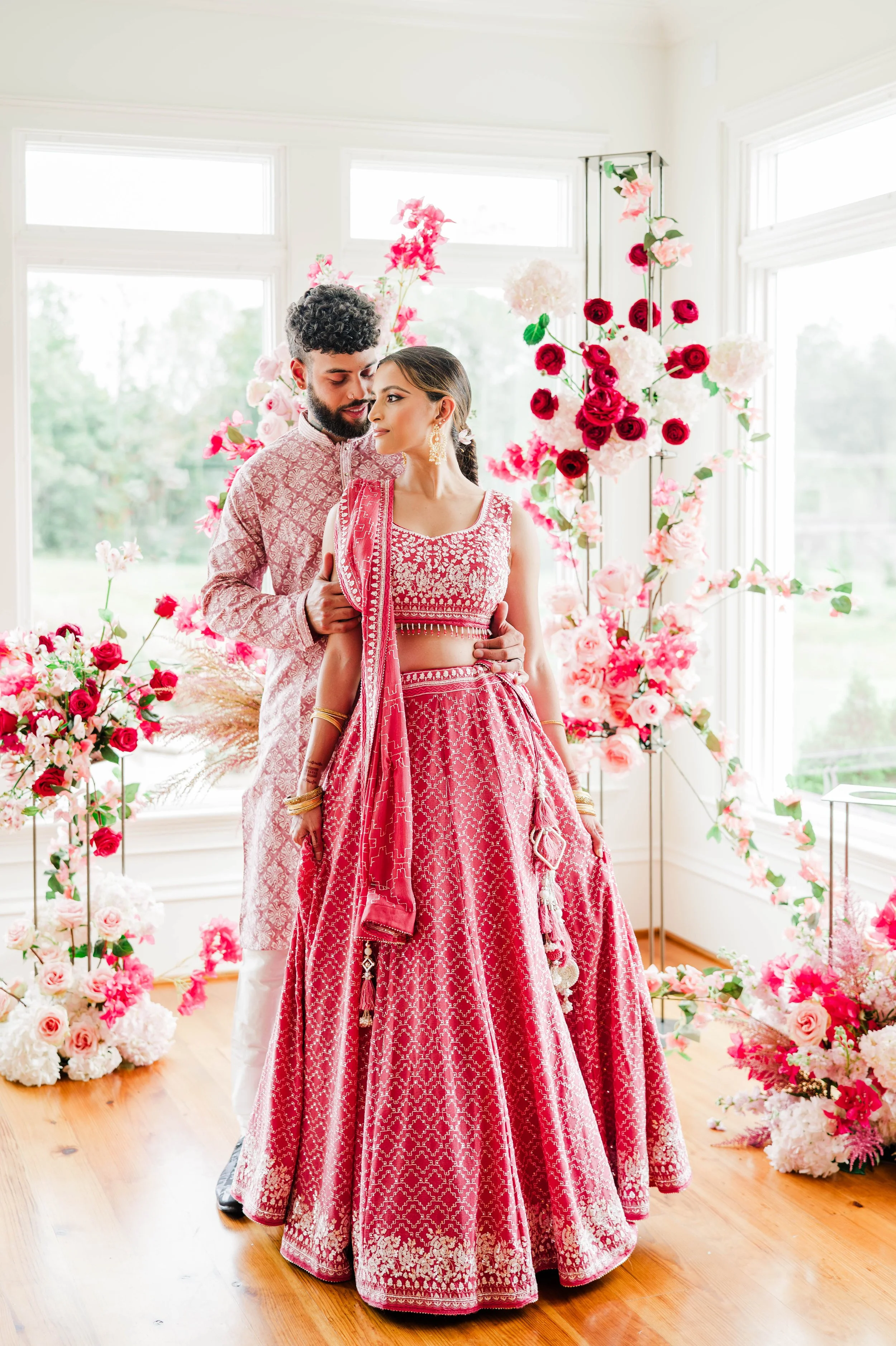 A Donovan Manor Wedding Editorial Blending Culture, Color, and Elegance