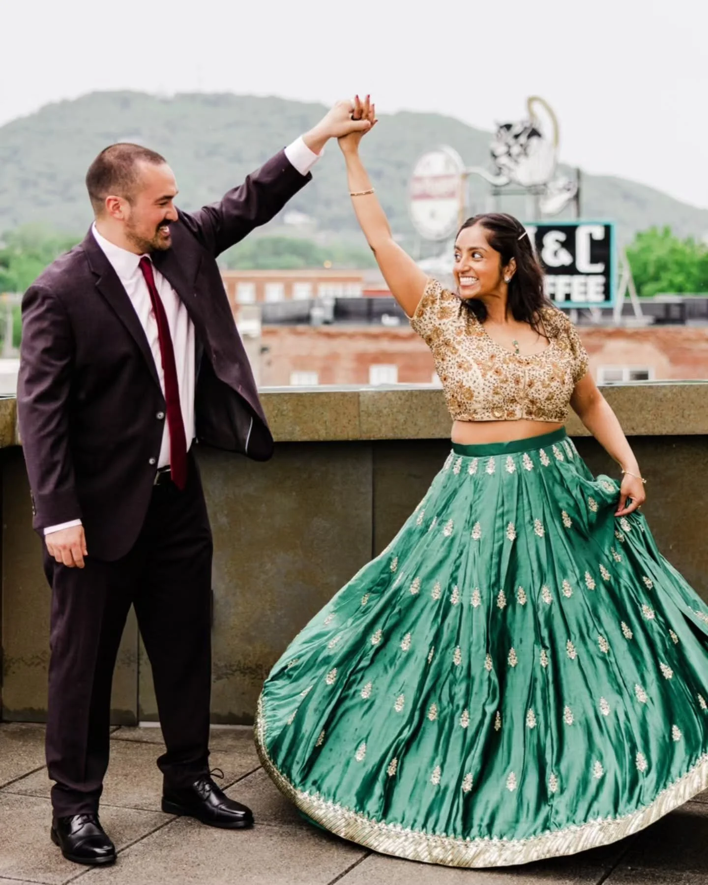 Neeraja &amp; Alex celebrated their marriage with a wedding reception that was full of energy! Their family and friends from all over the the world showed up with the best fashion, so much laughter and the best dance moves. Neeraja and Alex are so sw