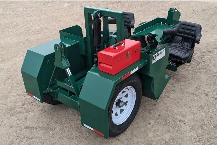 TREE PLANTER (PULL TYPE) FOR ACERAGES OR WIND BREAK ROWS IN FIELDS