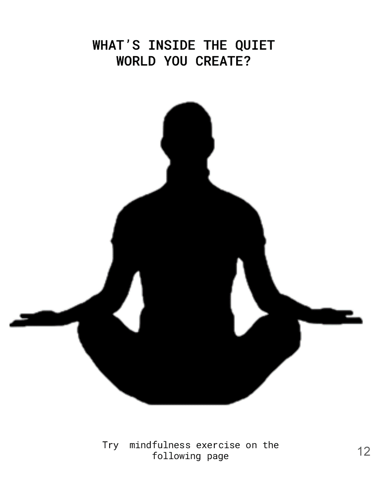 “Meditation isn’t about stopping thoughts. It’s about not letting them control you.”
