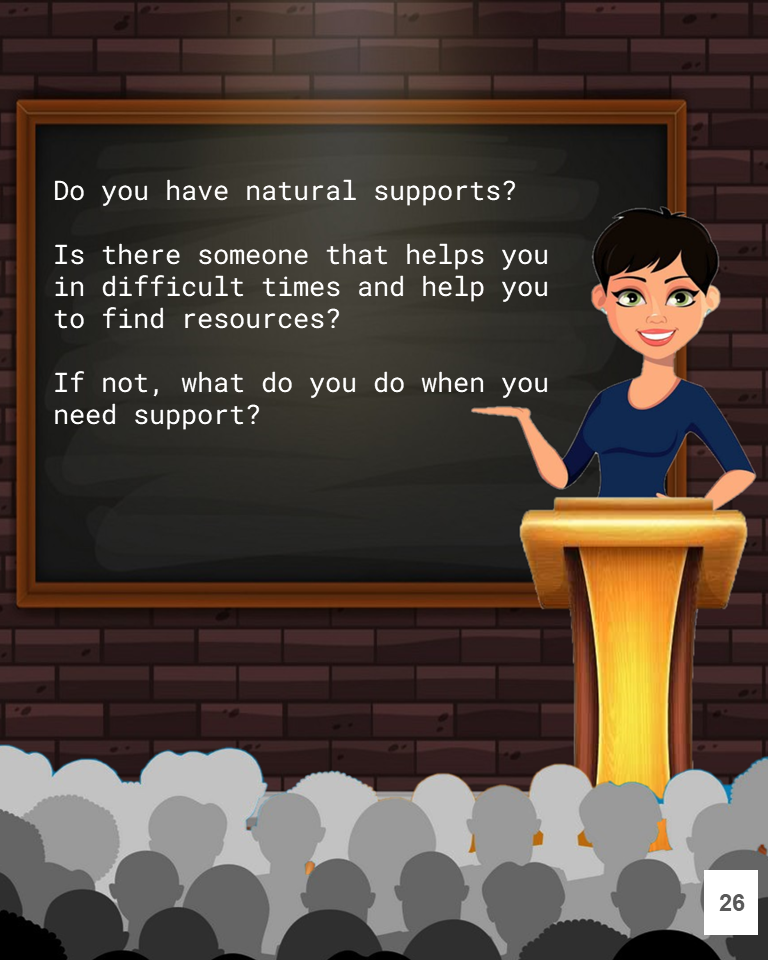 Natural supports—unpaid relationships with family, friends, coworkers, and community members—are essential for fostering independence, social inclusion, and improved quality of life.