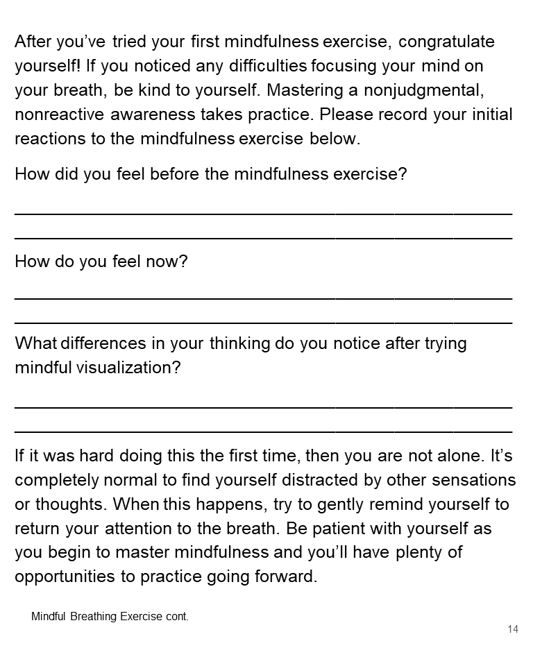 “Calm is a skill you must learn ”