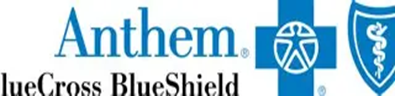 Anthem logo with Blue Cross Blue Shield emblem