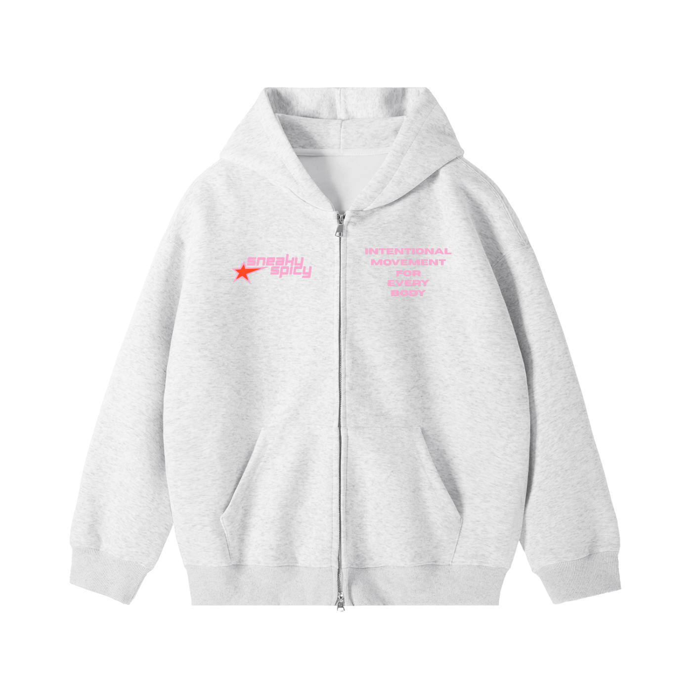Sneaky Spicy 90s Baby Heavyweight Zip-Up Hoodie