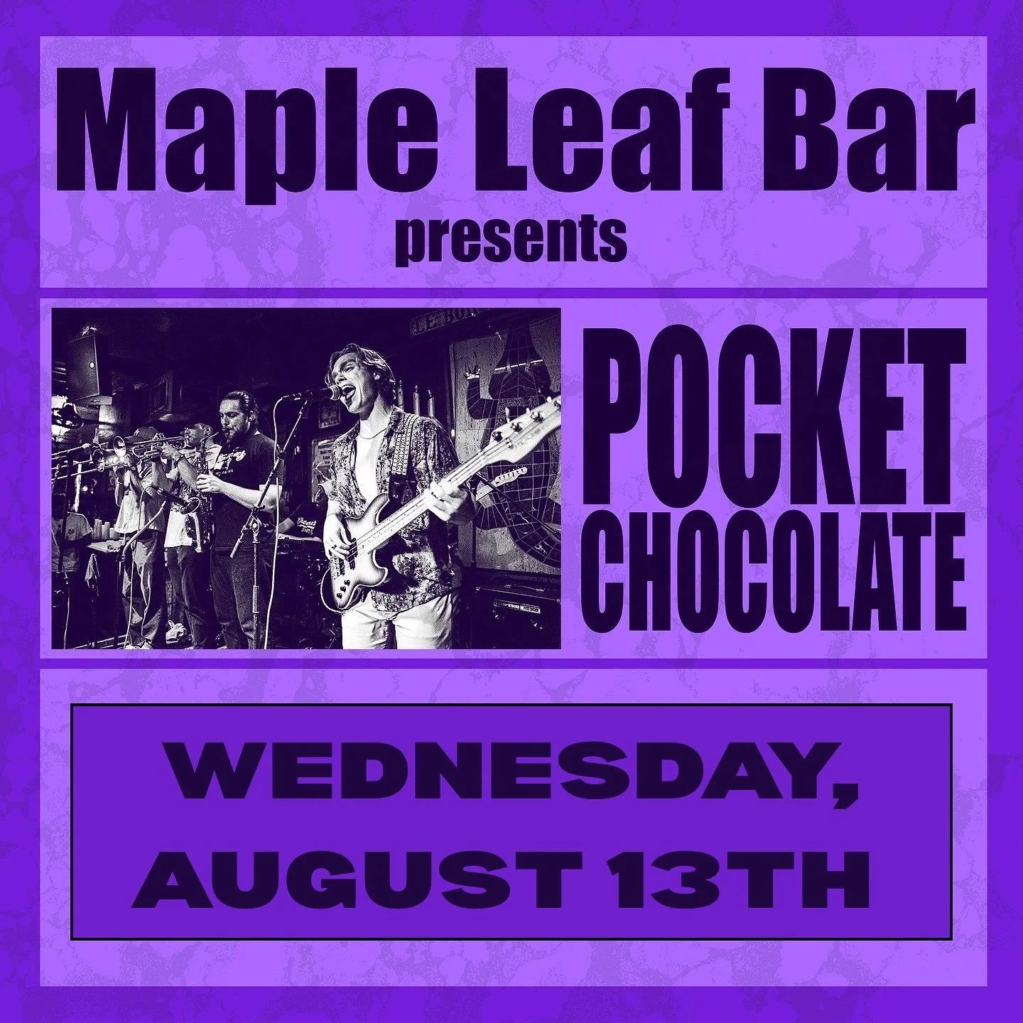 We&rsquo;re back at the glorious @mapleleafnola this Wednesday night for the fall reopening! Come see us get fonky from 8-10p

📸: @nathanaschweitzer 
.
.
.
.
.
.
#mapleleafbar #neworleans #nola #oakstreet #nolamusic #nolaband #pocketchocolate #reope
