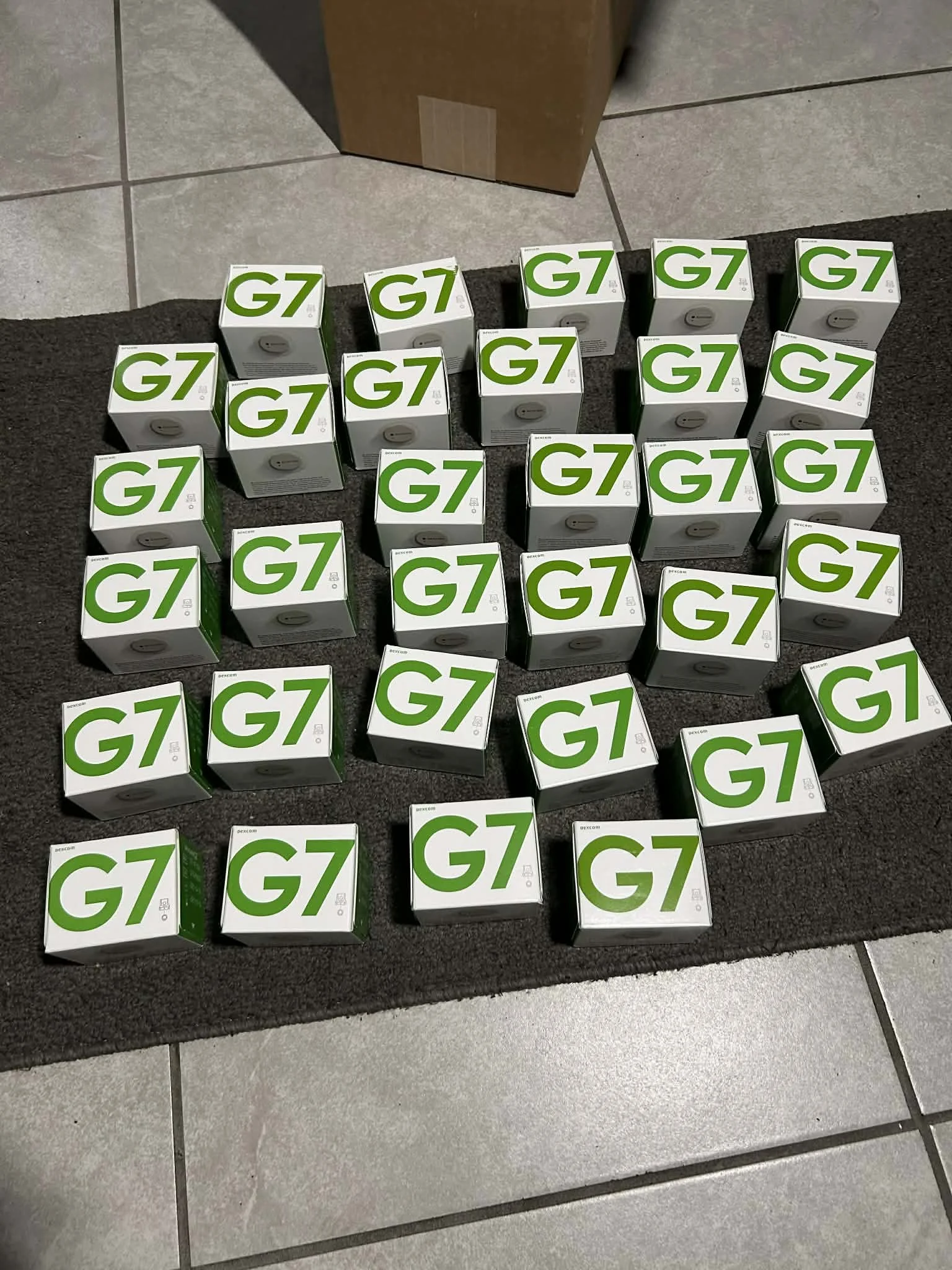 Large quantity of Dexcom G7 sensor boxes unopened and ready to sell for cash