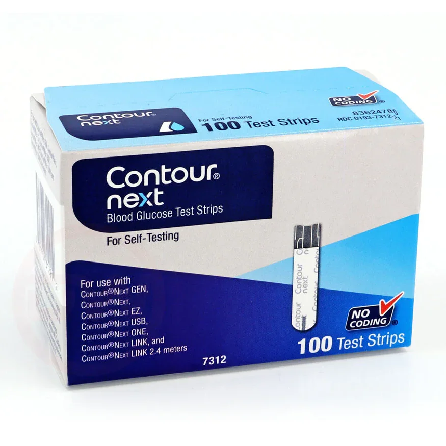 Contour Next test strips 100 count box