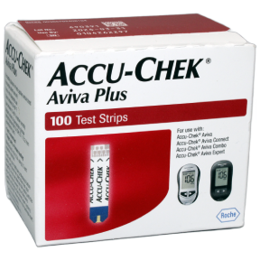 Accu-Chek Aviva Plus 100 test strips box – sell diabetic test strips for cash nationwide