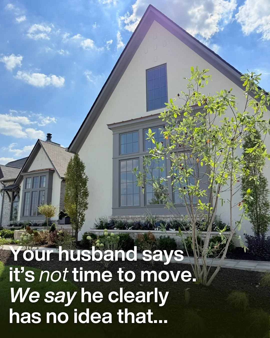 What do they know anyway?! 

Here are 5 (maybe more legit) signs it&rsquo;s time to move ⬇️

1. You&rsquo;ve run out of space 
⭐️Has your guest room become a storage unit?

2. You&rsquo;ve got too much space 
⭐️Kids move out and now all you hear are 