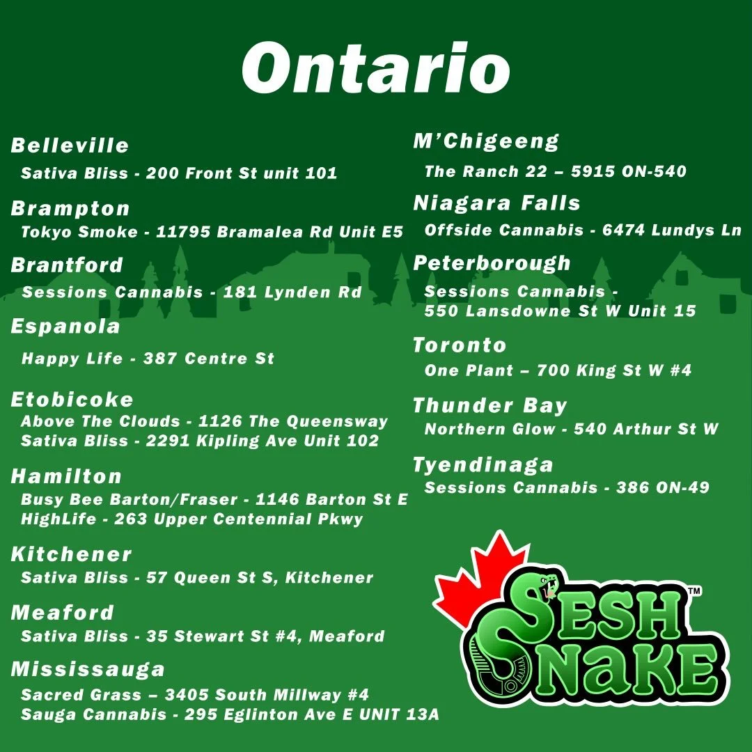 Big news 🇨🇦✨
You can now find our products at select dispensaries across Canada &mdash; and we&rsquo;re just getting started. From coast to coast, we&rsquo;re proud to partner with retailers who share our commitment to quality, consistency, and com