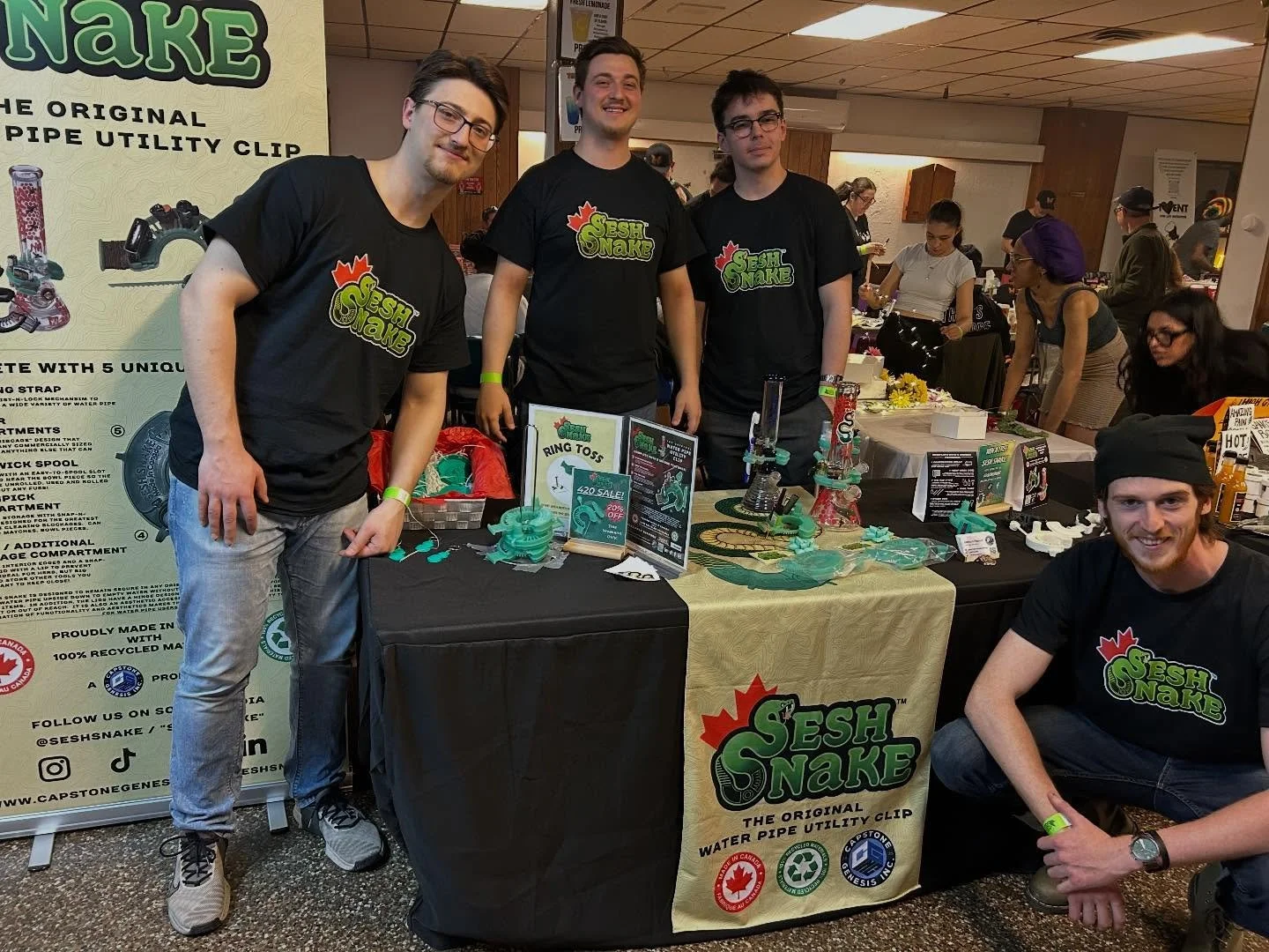 Event Recap!So many thank yous and shoutouts to go around but we are so grateful for the opportunity to come out and meet so many amazing people. The feedback has been incredible and motivating for us to keep this up! Sesh Snakes don&rsquo;t sleep ! 