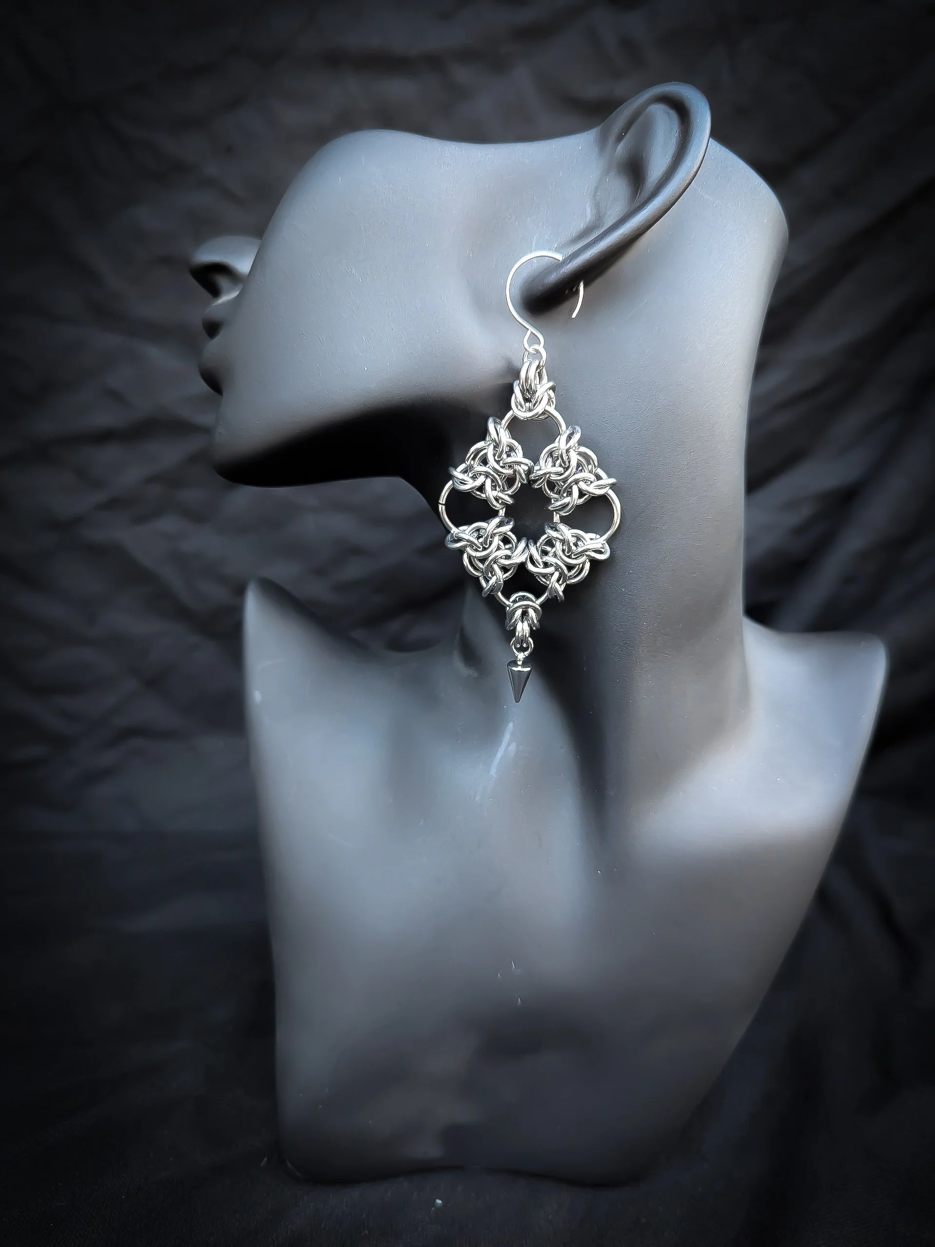 Cathedral Chainmaille Earrings