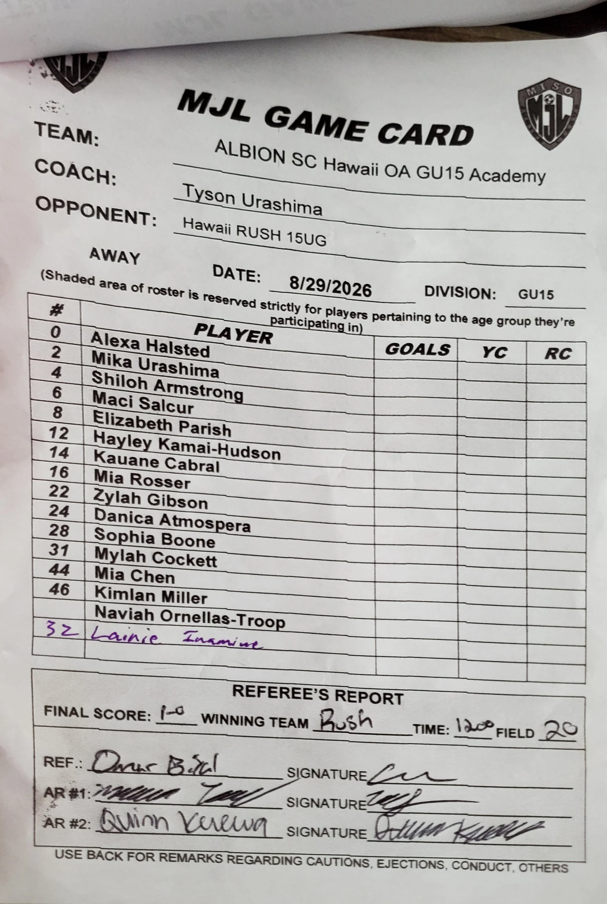 U16G Gold 8-29-26 Rush 15UG Vs. Albion SC (Albion).jpg