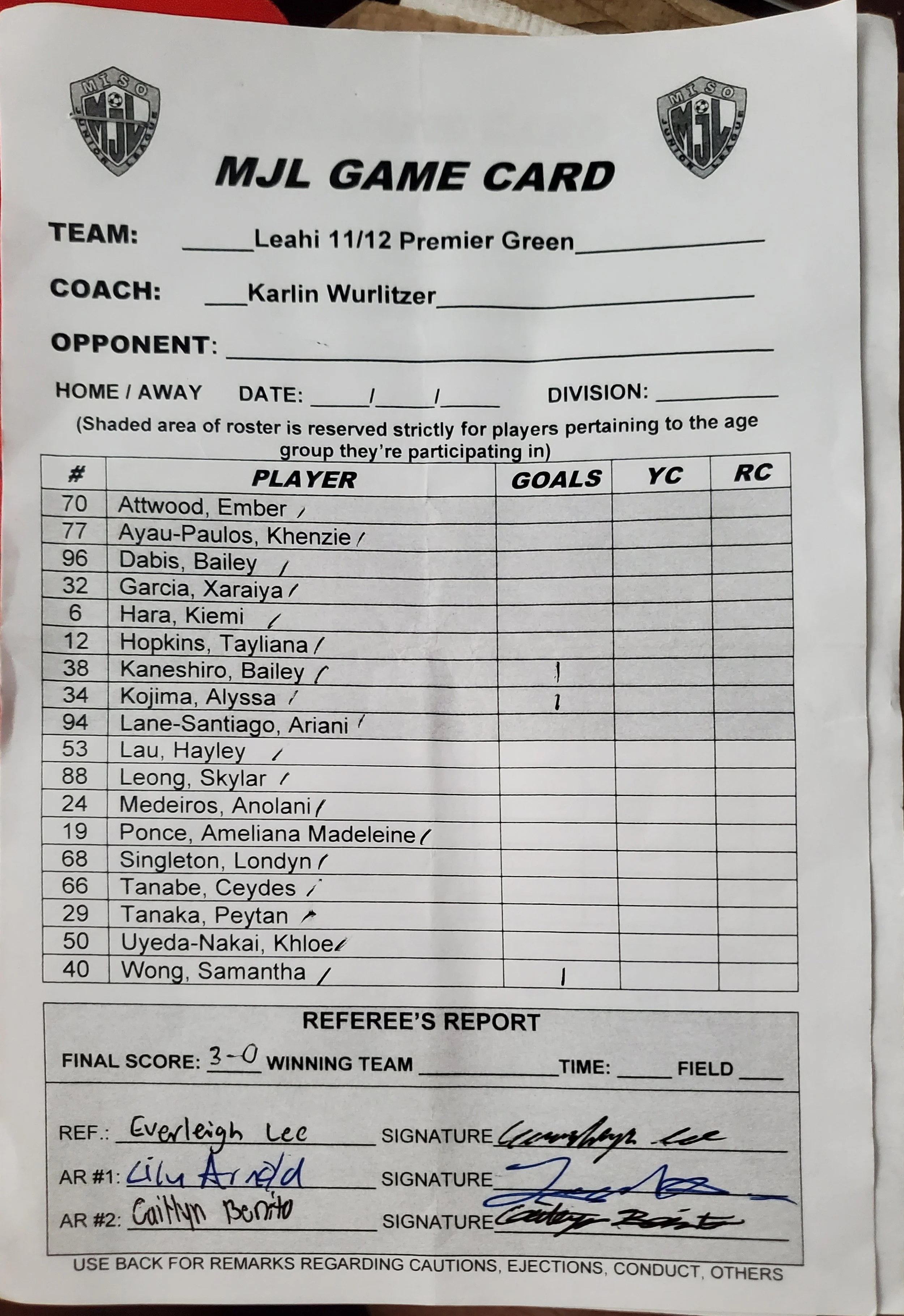 U16G Gold 8-29-26 Leahi Premier Green Roster.jpg