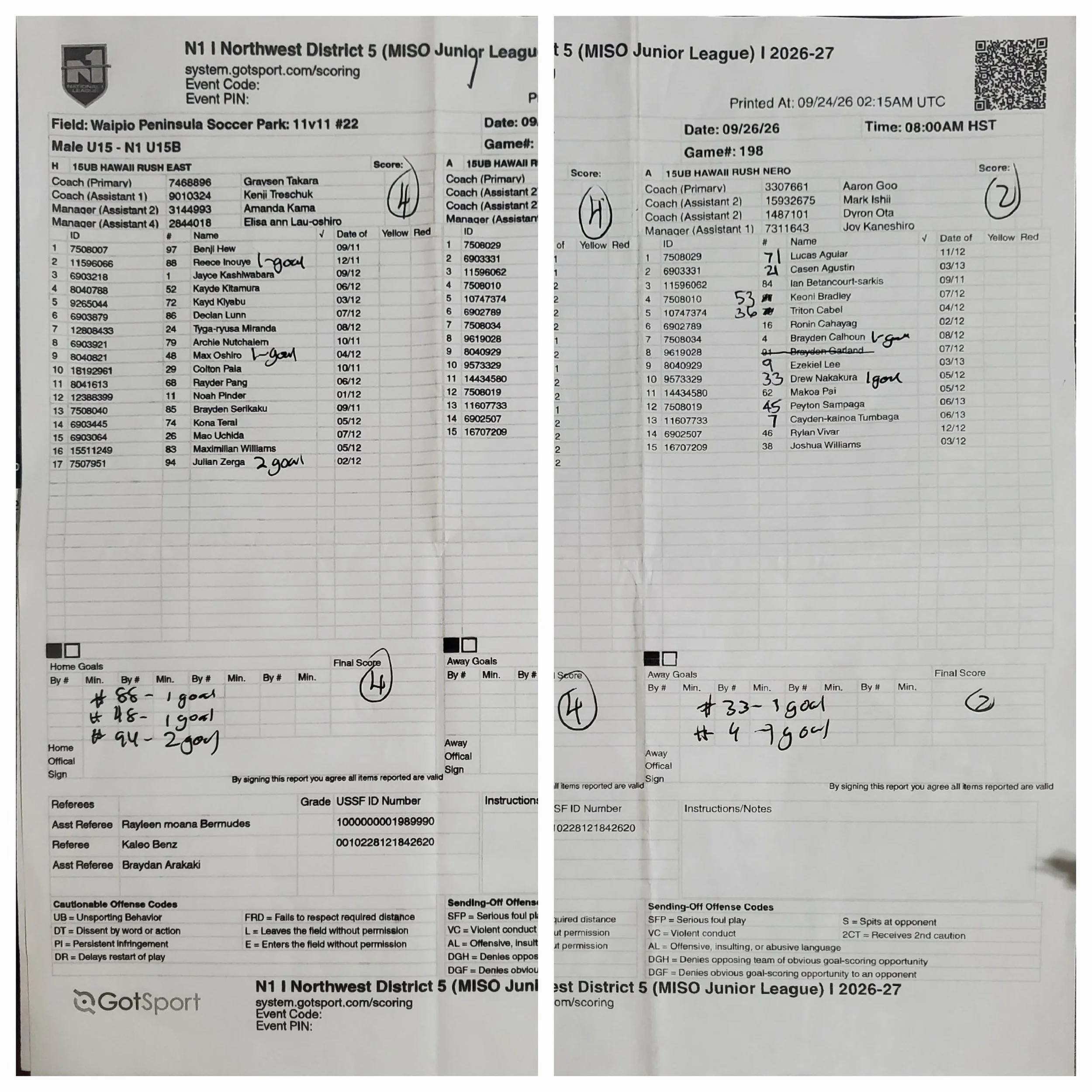 9/26/26 Game 198