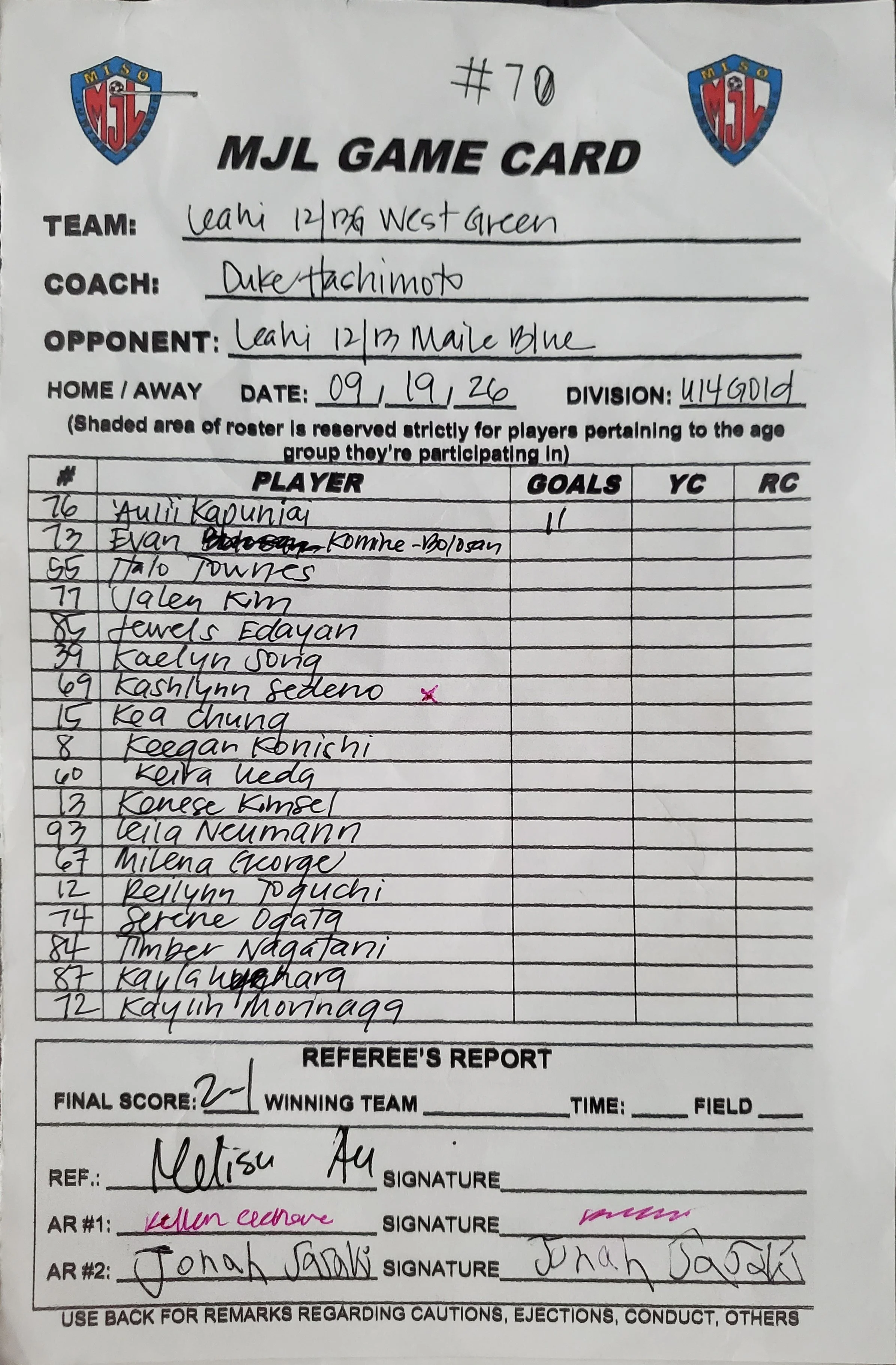 U14G Gold 9-19-26 Leahi 12-13G West Green.jpg