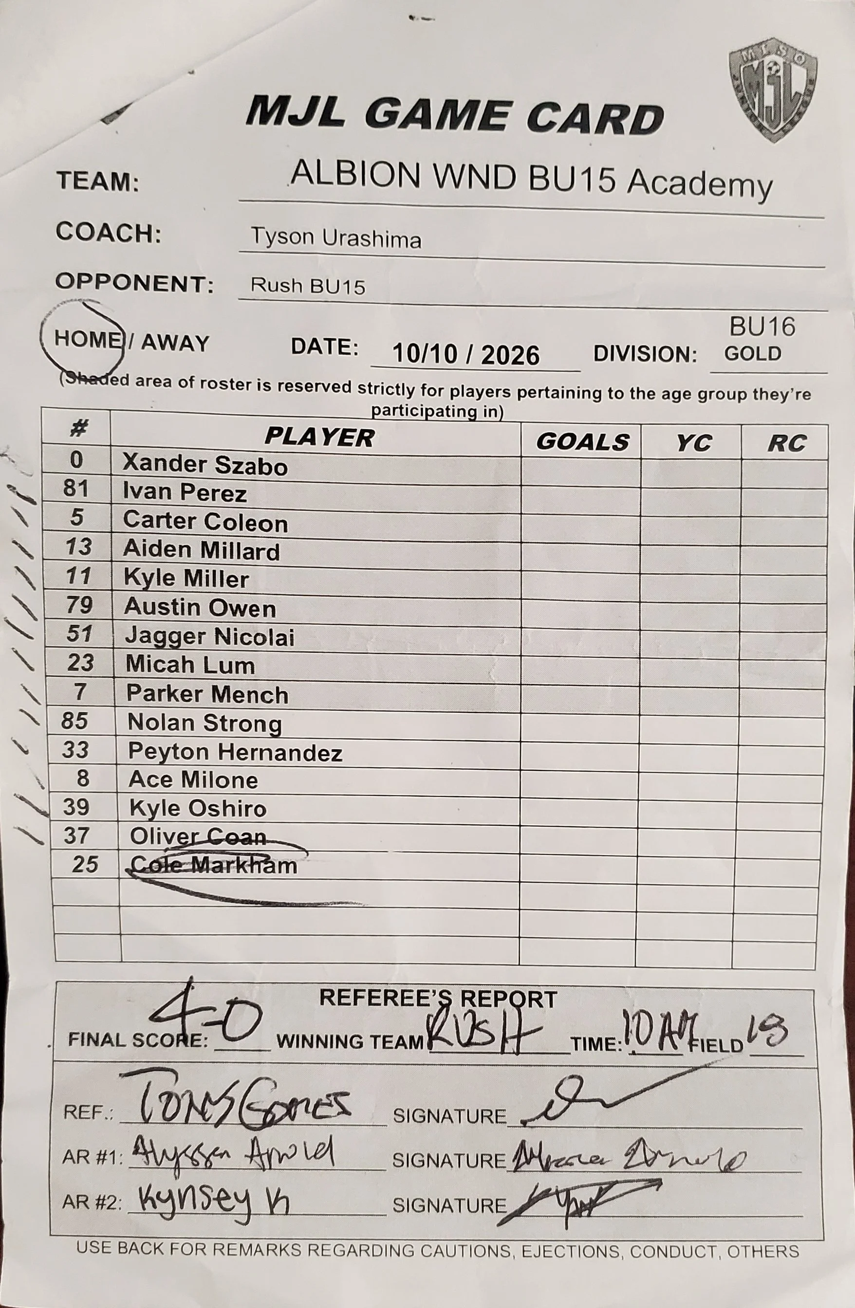 U16B Gold 10-10-26 Albion WND BU15 Academy.jpg