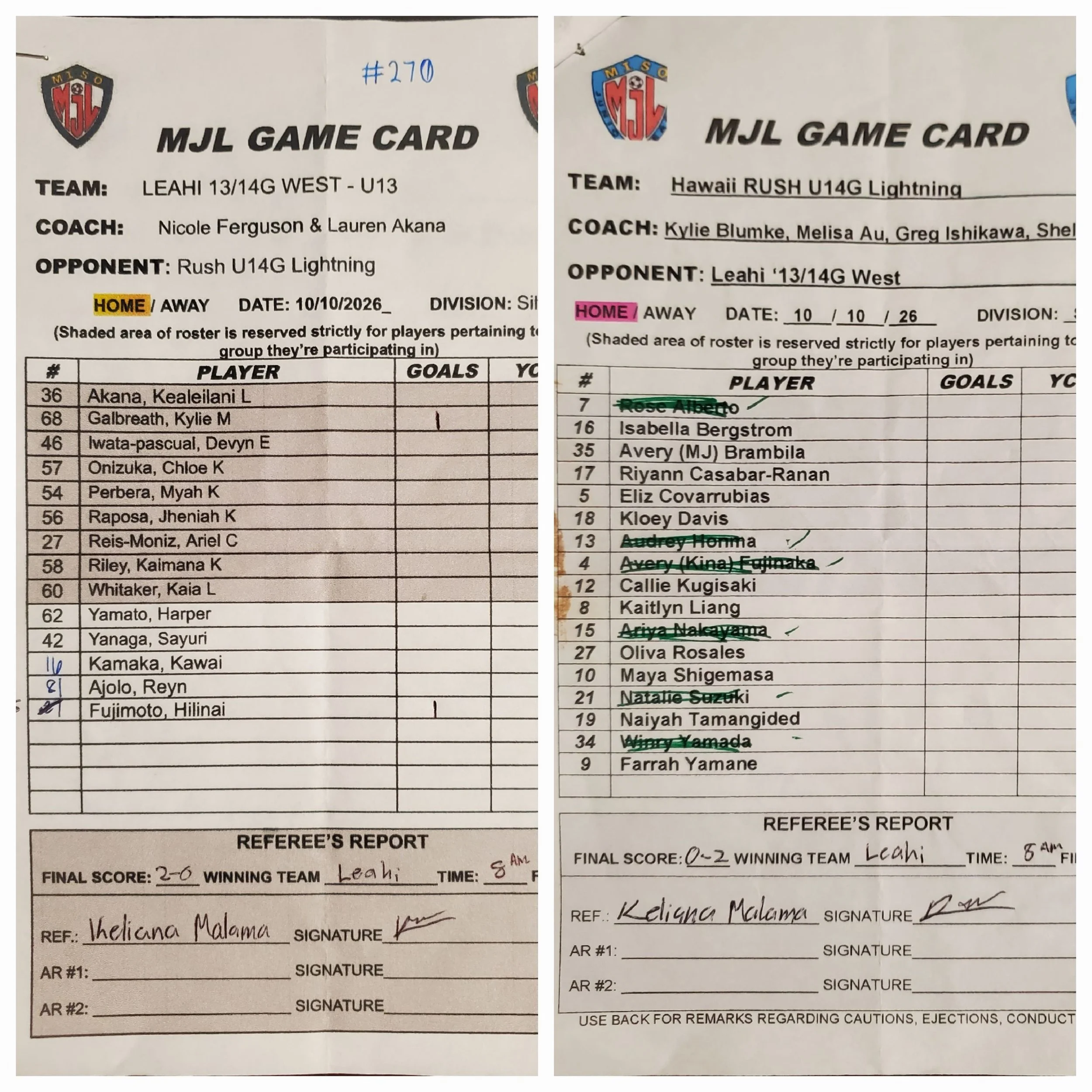 U14G Silver Game 270