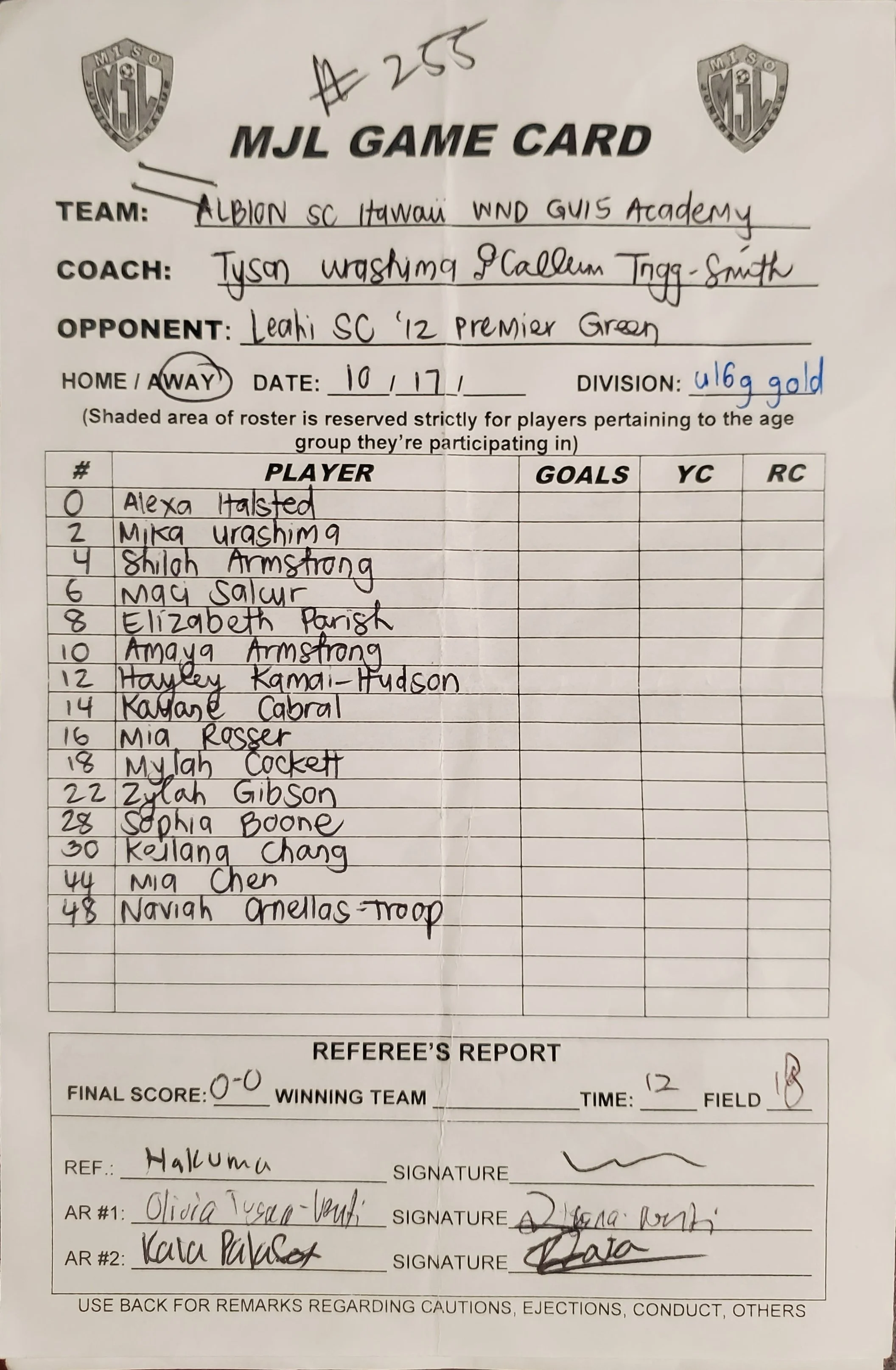 U16G Gold 10-17-26 Albion SC HI WND GU15 Academy.jpg