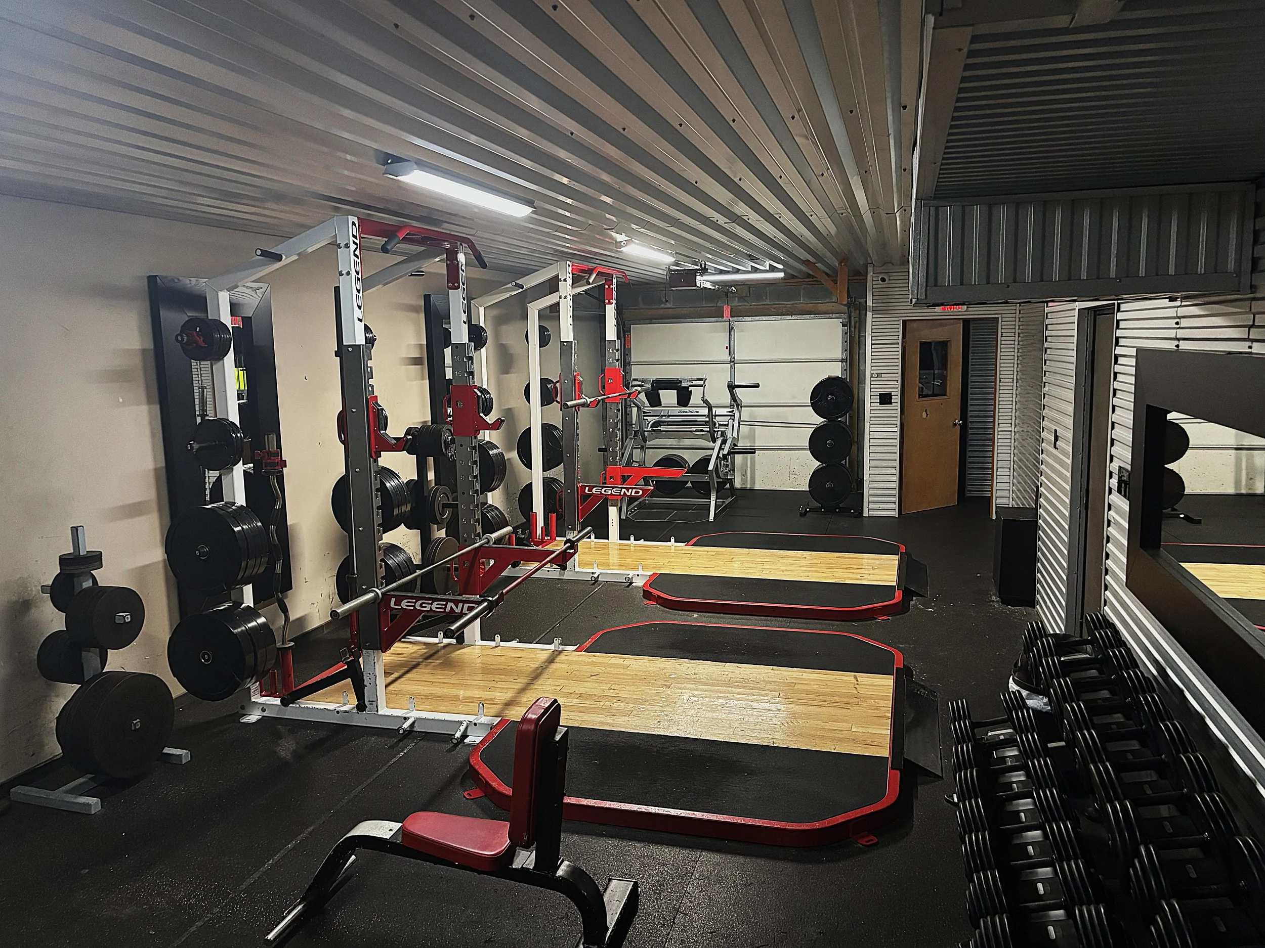 Powerlifting room