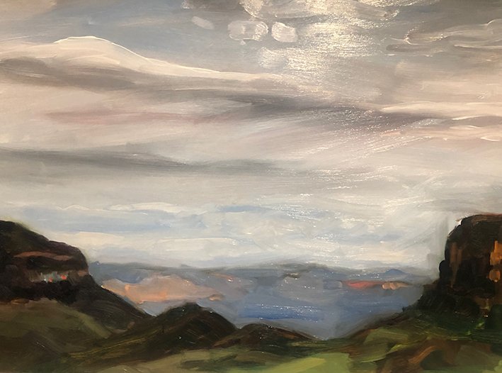 View from Cahills Lookout, Gundungurra Country, 2023