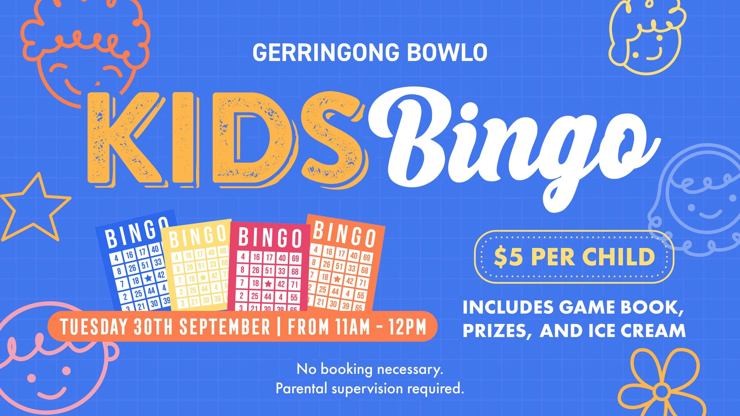 KIDS BINGO: School Holiday Fun