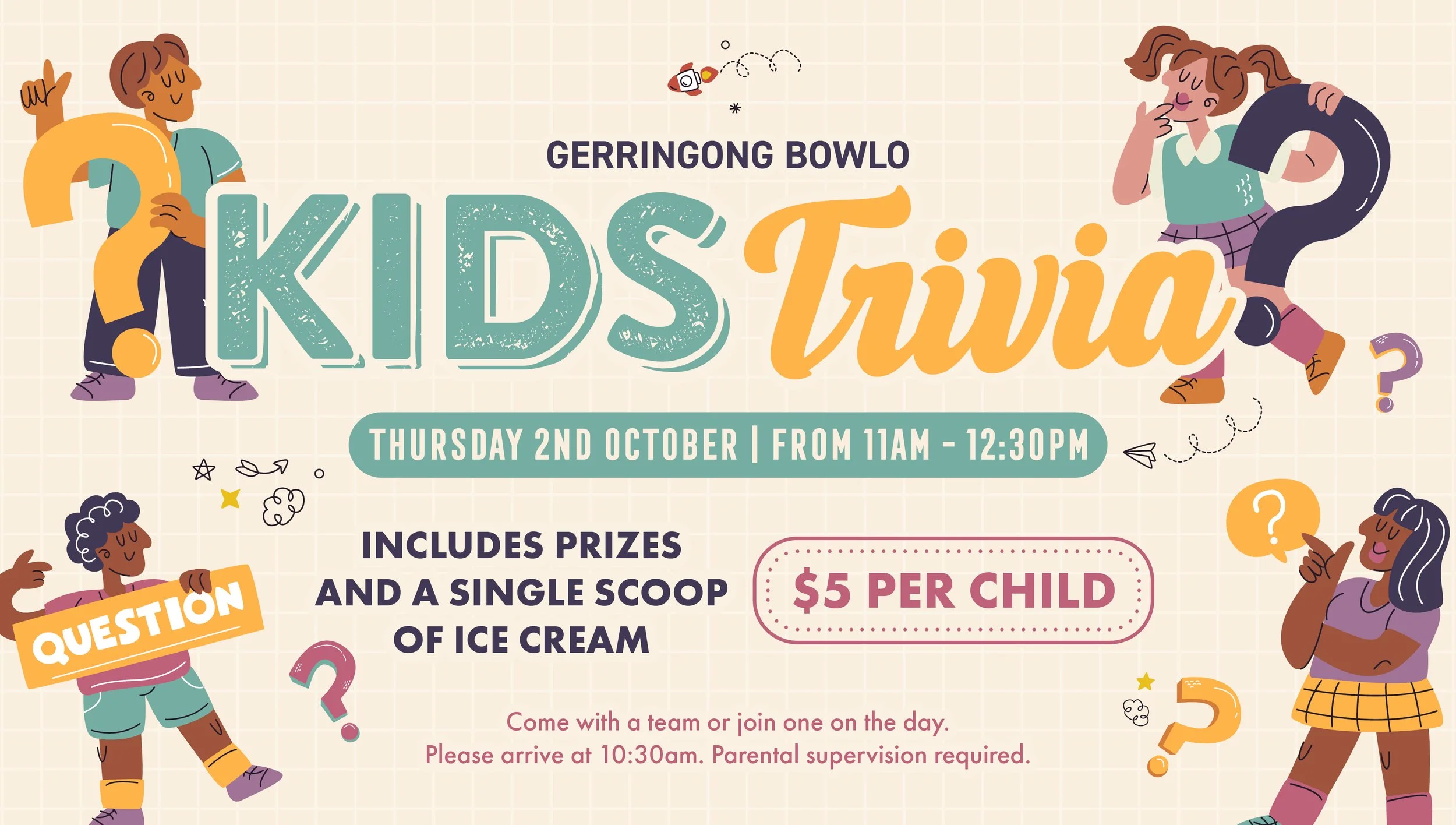 KIDS TRIVIA: School Holiday Fun