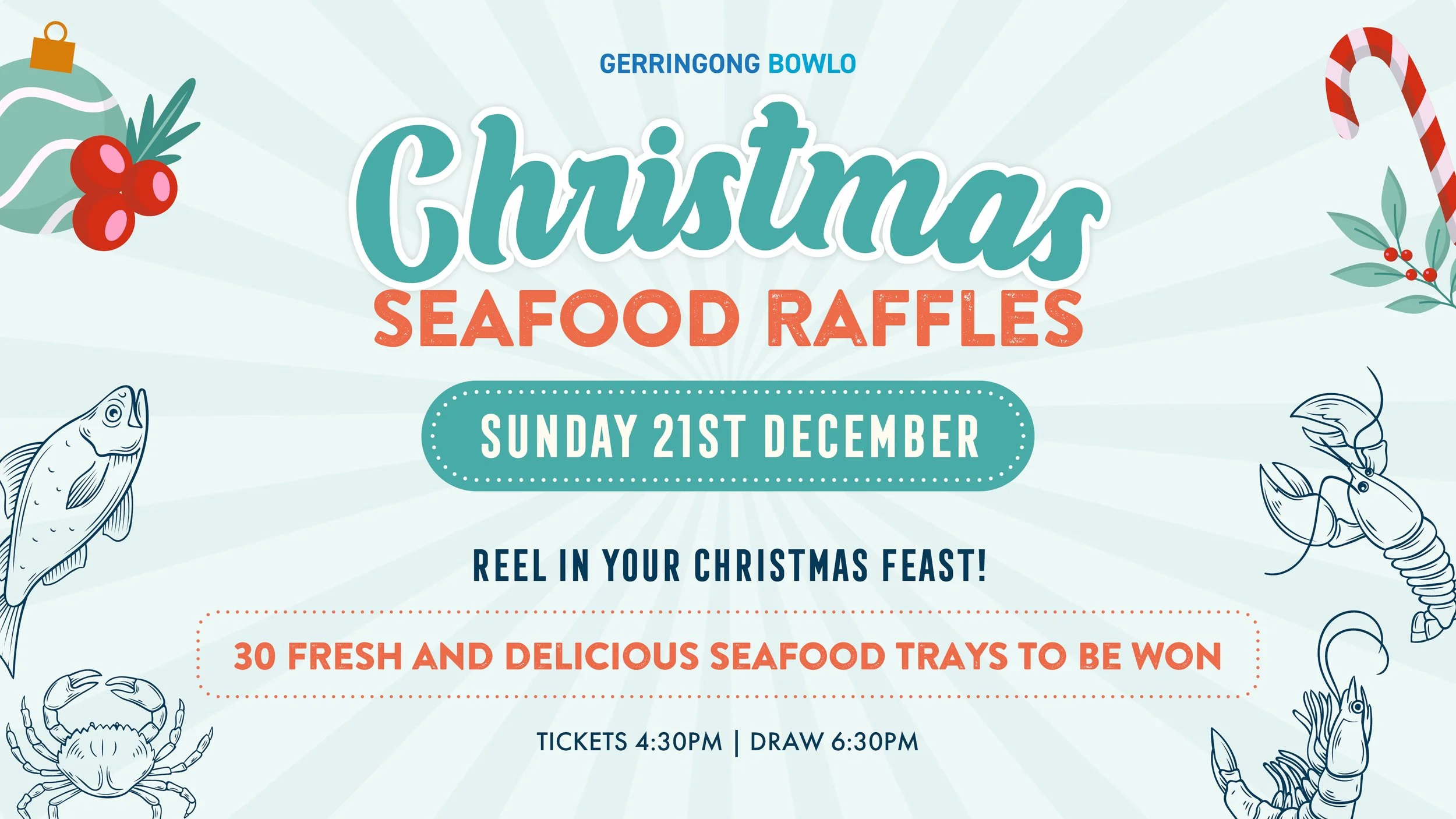 CHRISTMAS SEAFOOD RAFFLE