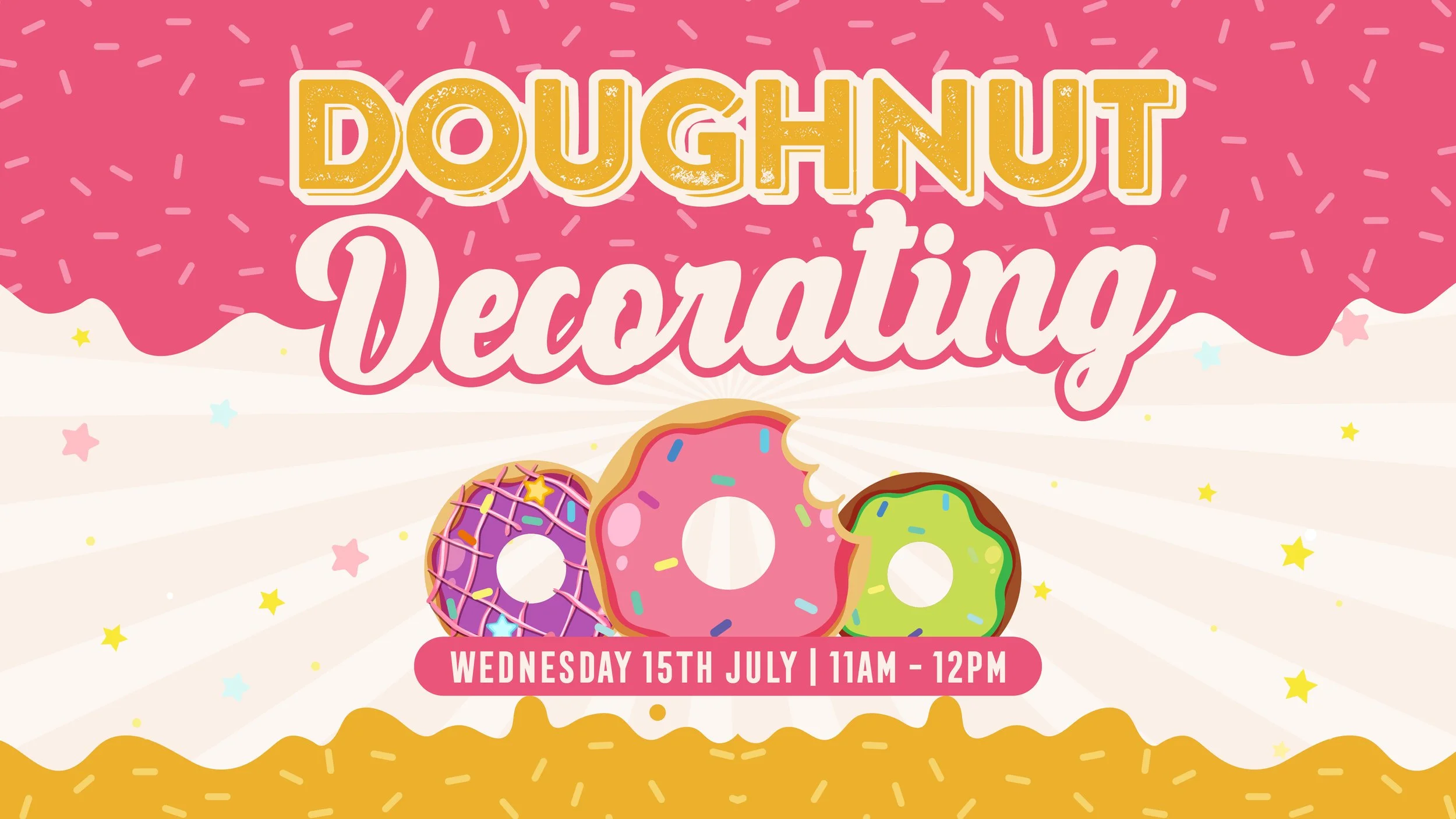 DOUGHNUT DECORATING: School Holiday Fun