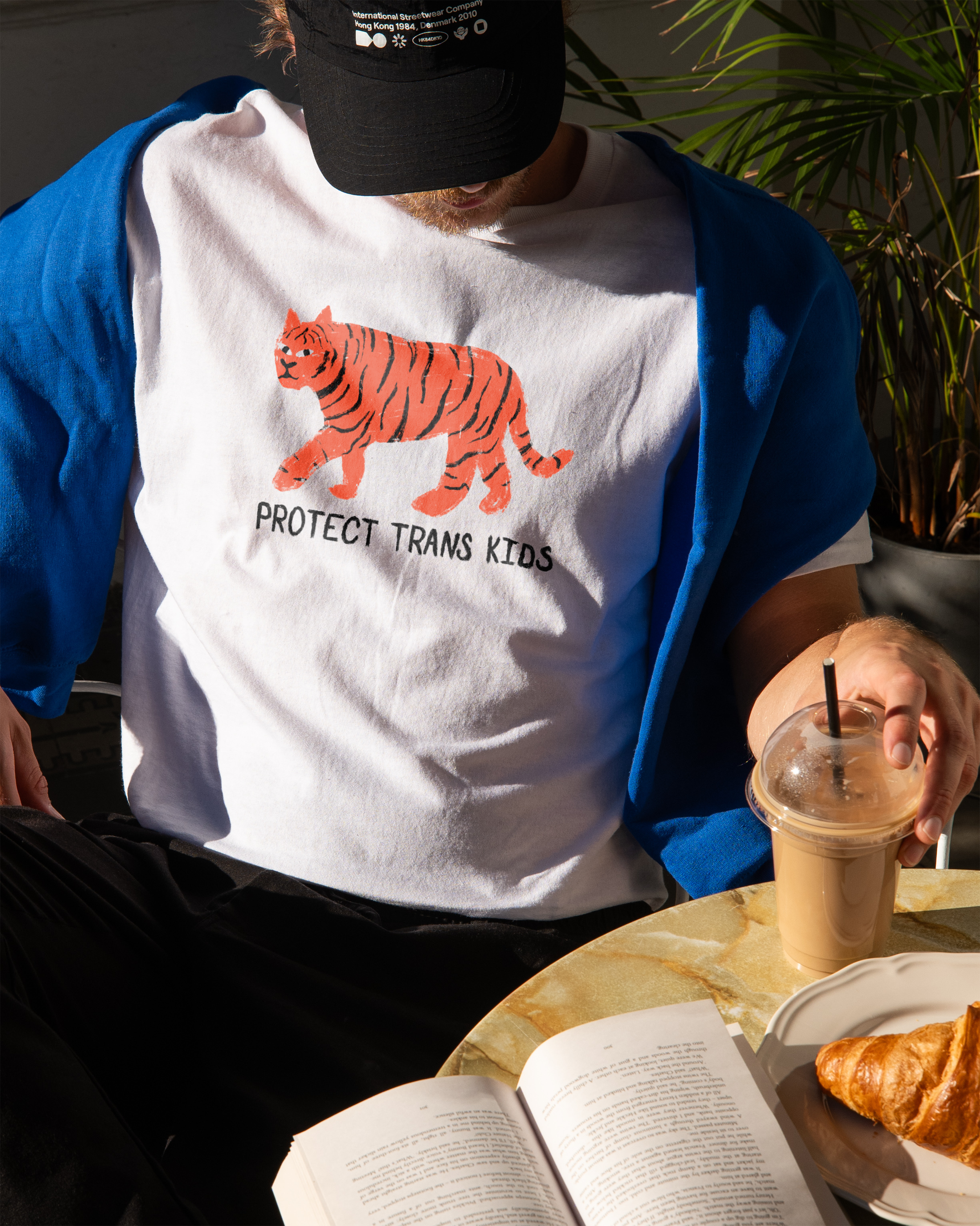 Protect Trans Kids tiger graphic Tee | Trans Rights shirt