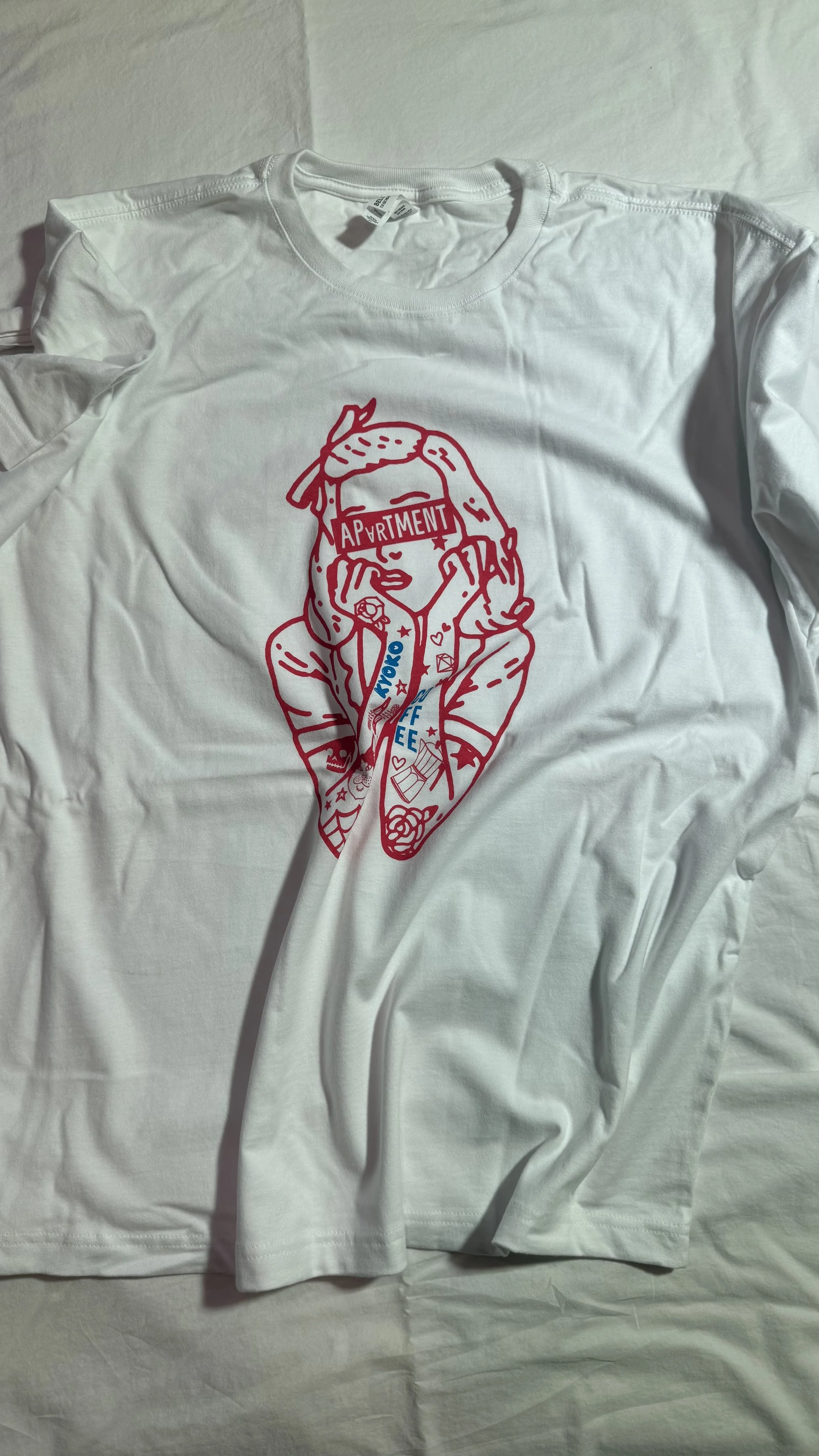 Kyoko Coffee X Apartment Coffee 🇯🇵 - Tattoo Girl T-Shirt