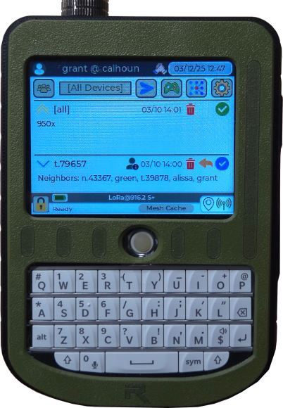 Rokland T-Deck Firmware Home Screen