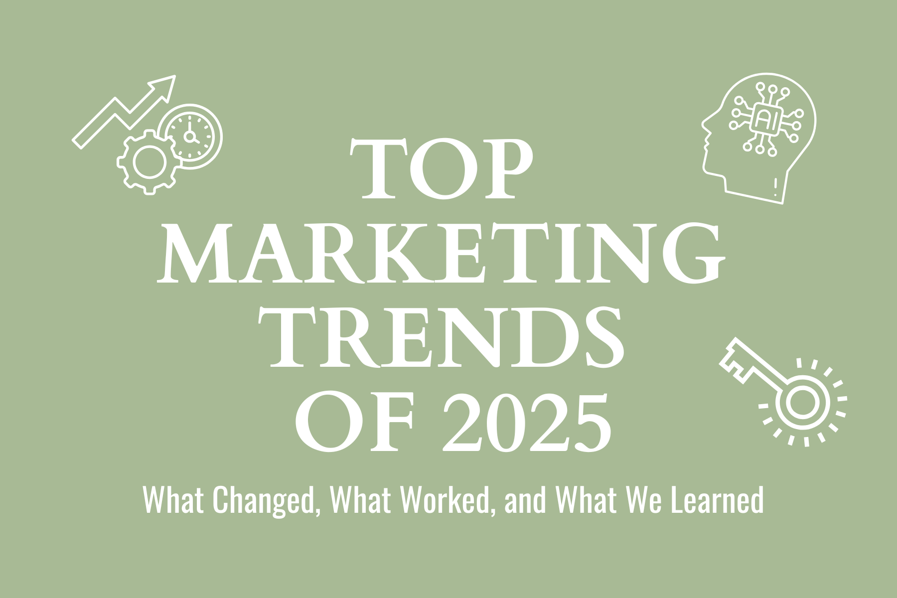 Top Marketing Trends That Defined 2025: What Changed, What Worked, and What We Learned