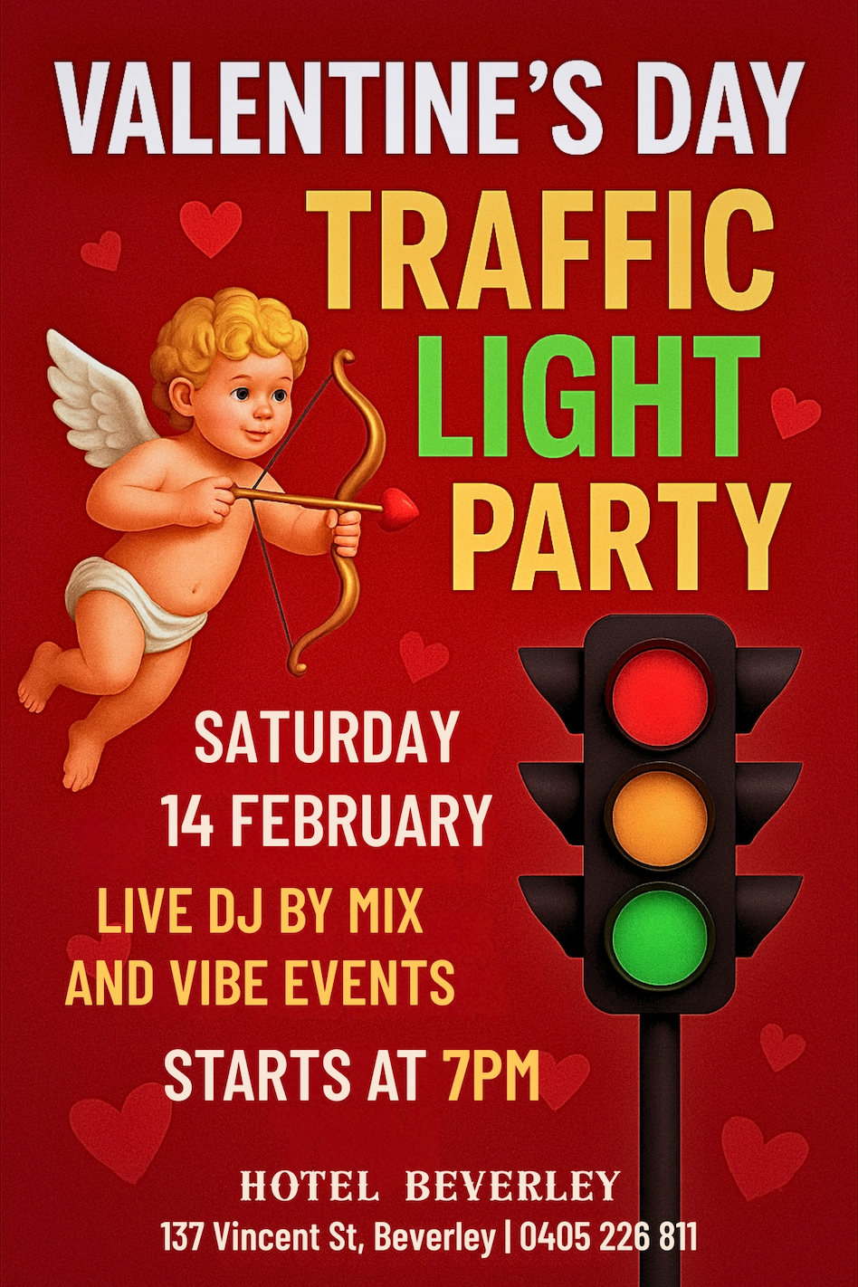 Valentines Day Traffic Light Party | LIVE DJ